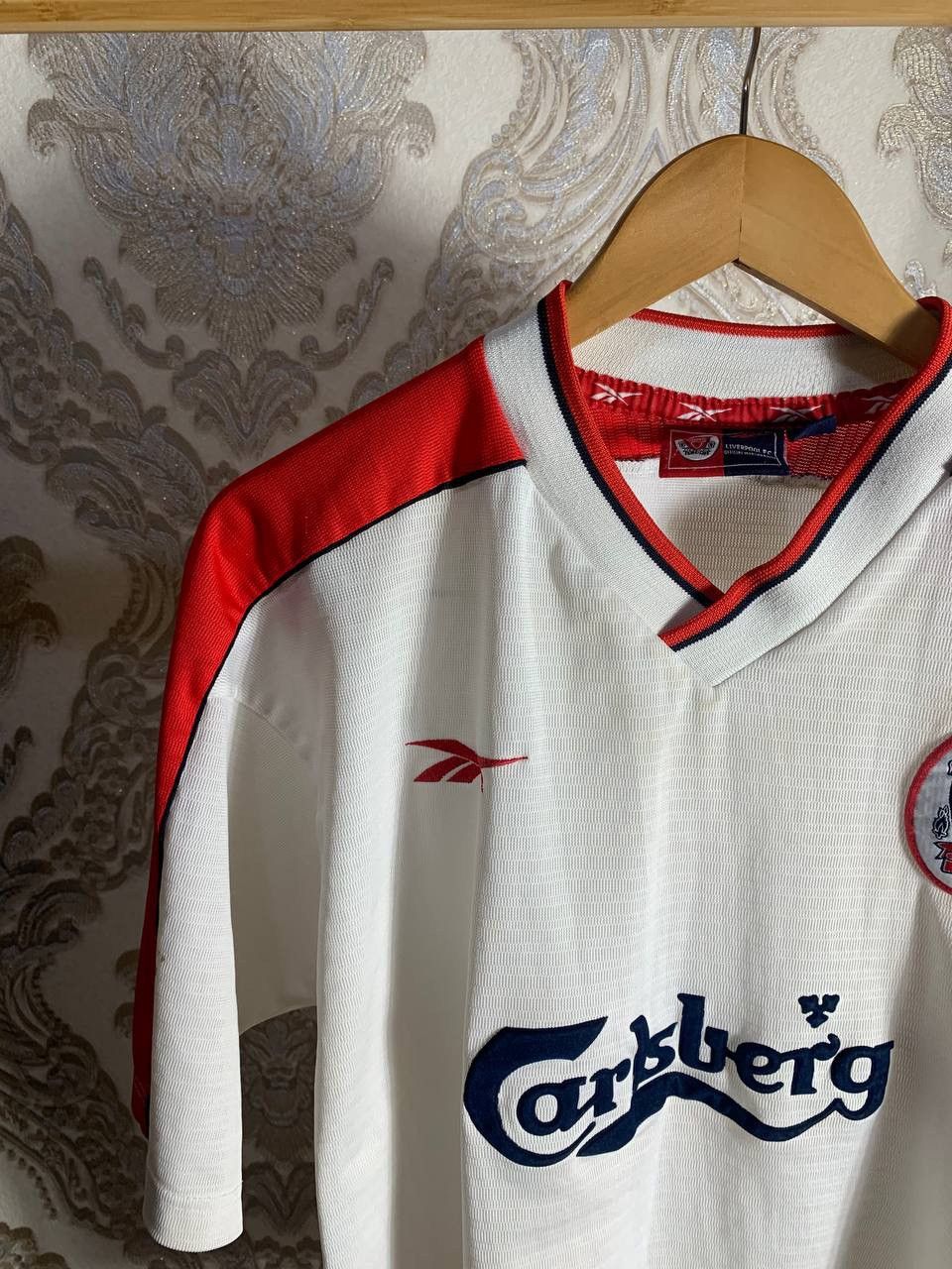 Reebok VERY RARE REEBOK LIVERPOOL ENGLAND SOCCER JERSEY RETRO 90s Size US XL / EU 56 / 4 - 4 Thumbnail