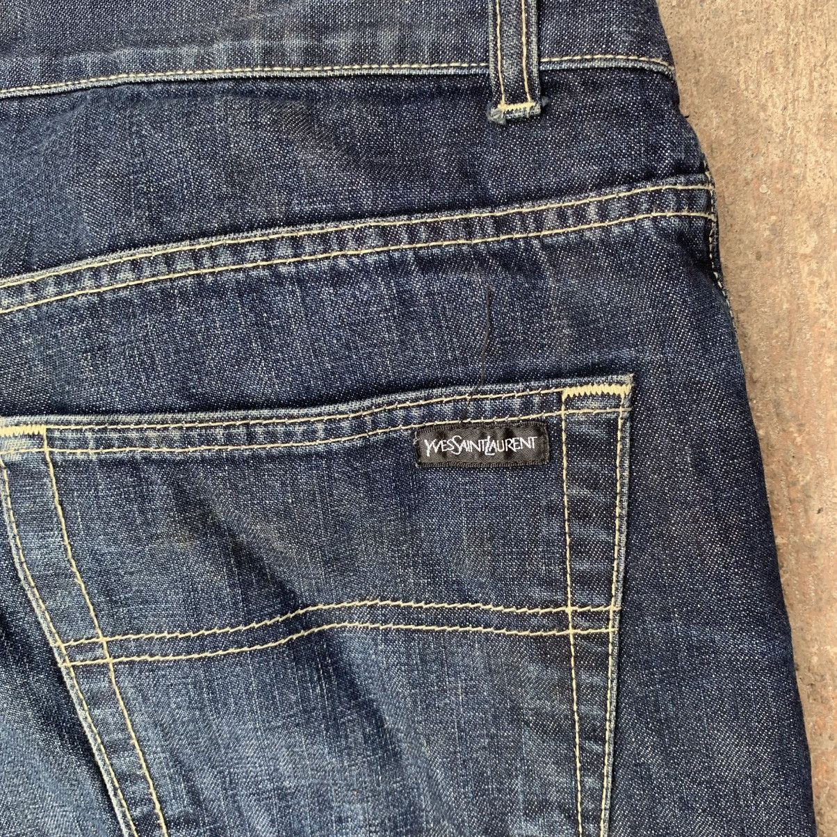 Yves Saint Laurent Vintage YSL Denim Jeans Waist 34 Size US 34 / EU 50 - 7 Thumbnail