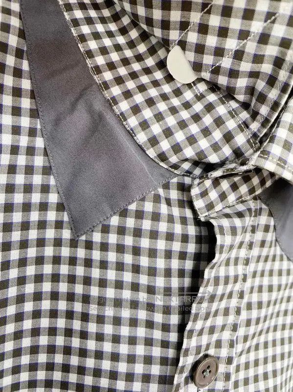 Lanvin Lanvin Gray Cotton Long Sleeve Shirt . Size US S / EU 44-46 / 1 - 4 Thumbnail