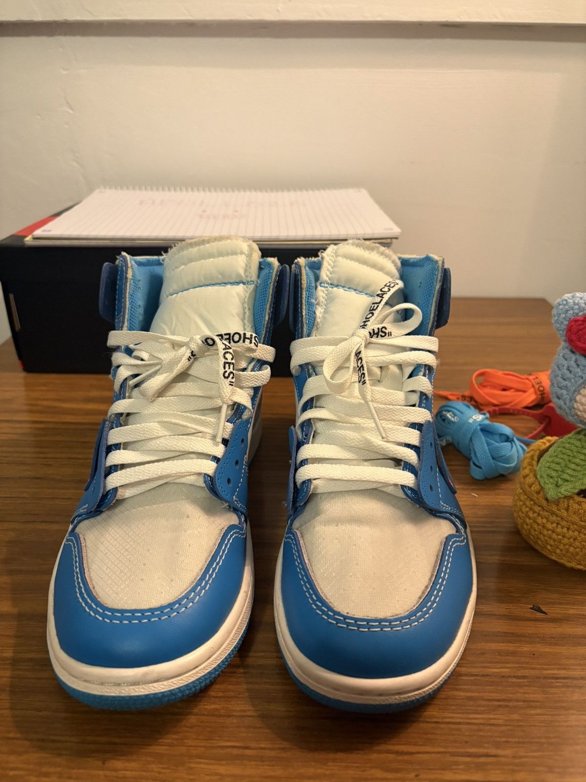 Nike × Off-White Off-White x Nike Air Jordan 1 UNC US7 Size US 7 / EU 40 - 4 Thumbnail