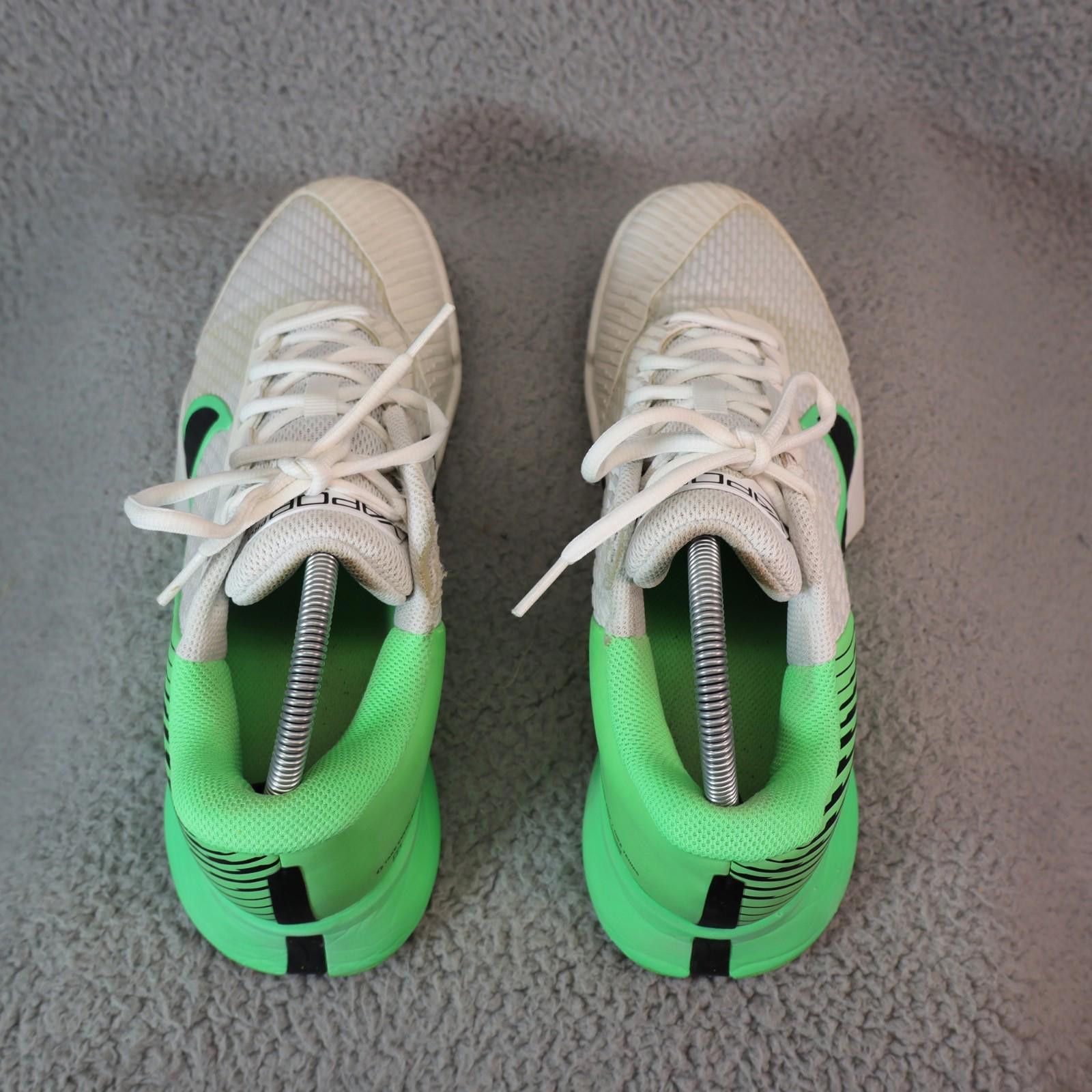 Nike Nike Zoom Vapor Pro Women Size 9 White & Green Running Shoes Size US 9 / IT 39 - 6 Thumbnail