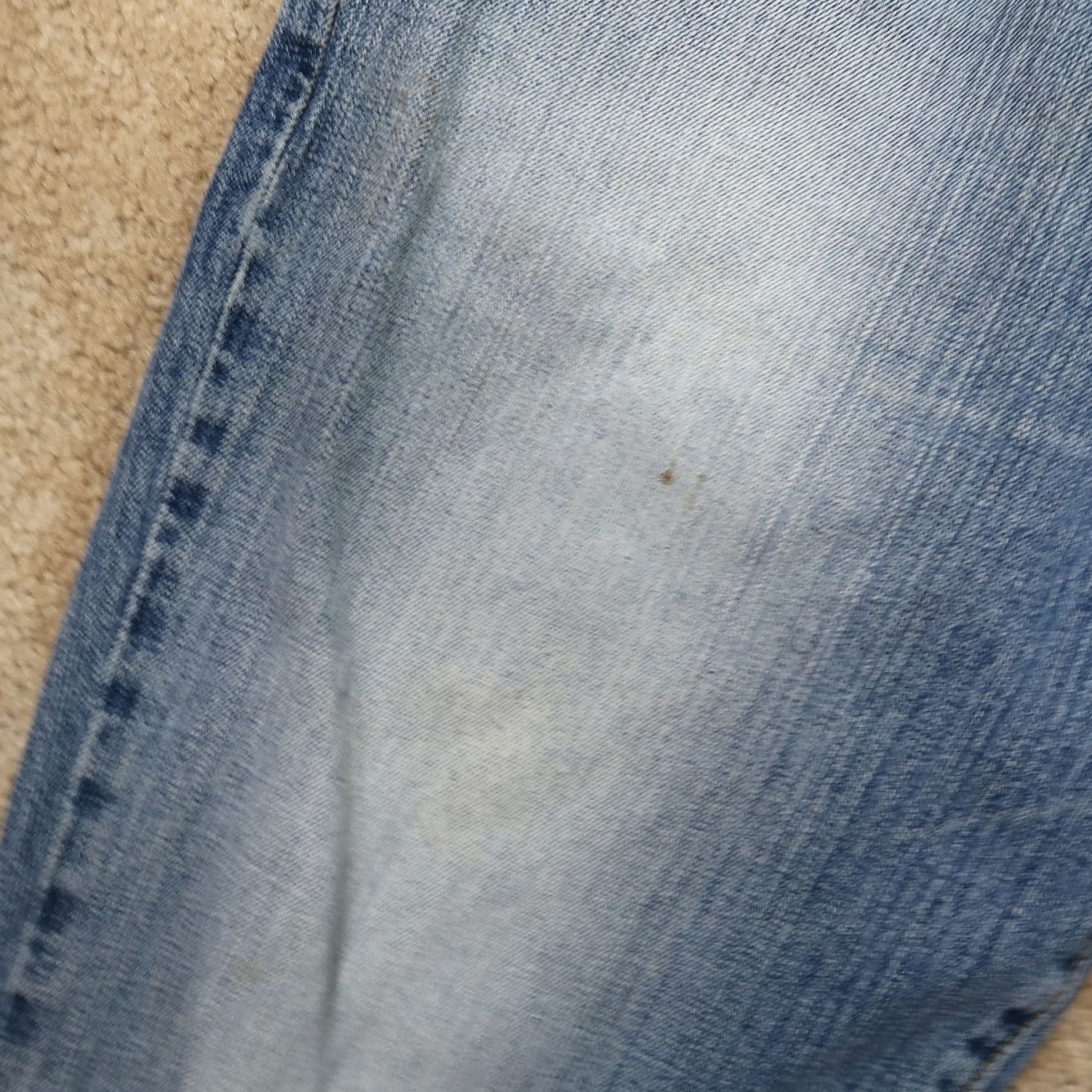 Vintage Arizona Jeans Jeans men 38x30 Blue Denim Distressed Relaxed Straight 5-Pocket Zip Button Vintage: No 90s Grunge Rockabilly Men Brown? Size US 38 / EU 54 - 4 Thumbnail