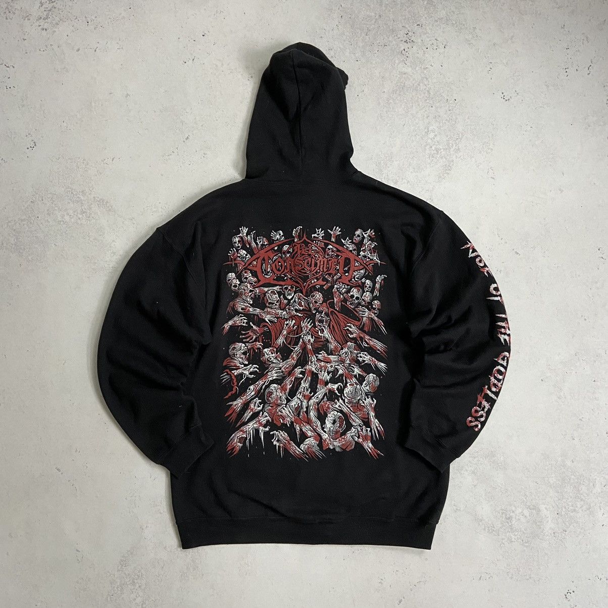 Vintage Vintage Consumed Band Zip Hoodie Vintage Rock Death Metal Grailed