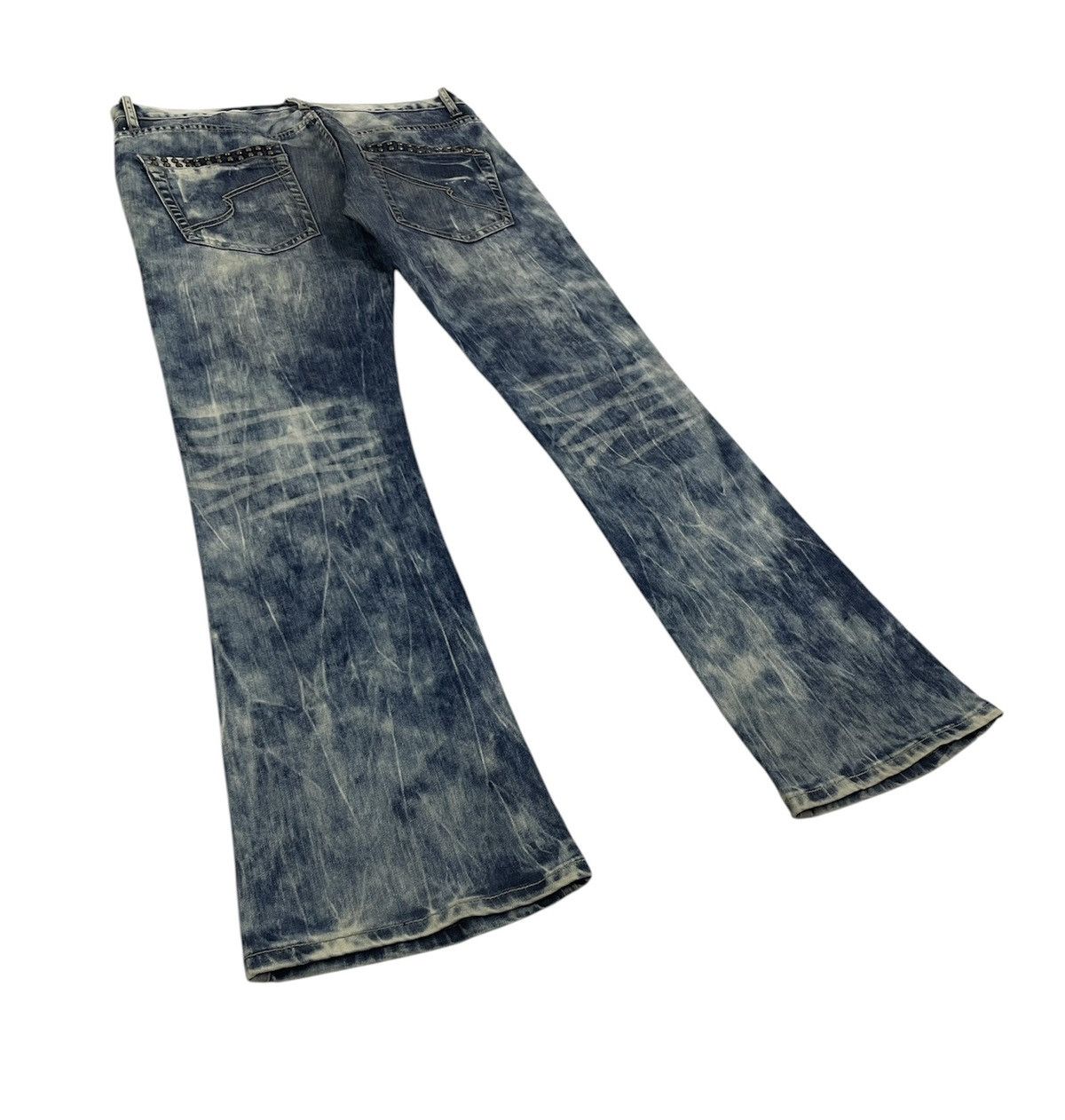 semanticdesign Semantic Design Japan Acid Wash Flare Jeans Size US 35 - 6 Thumbnail