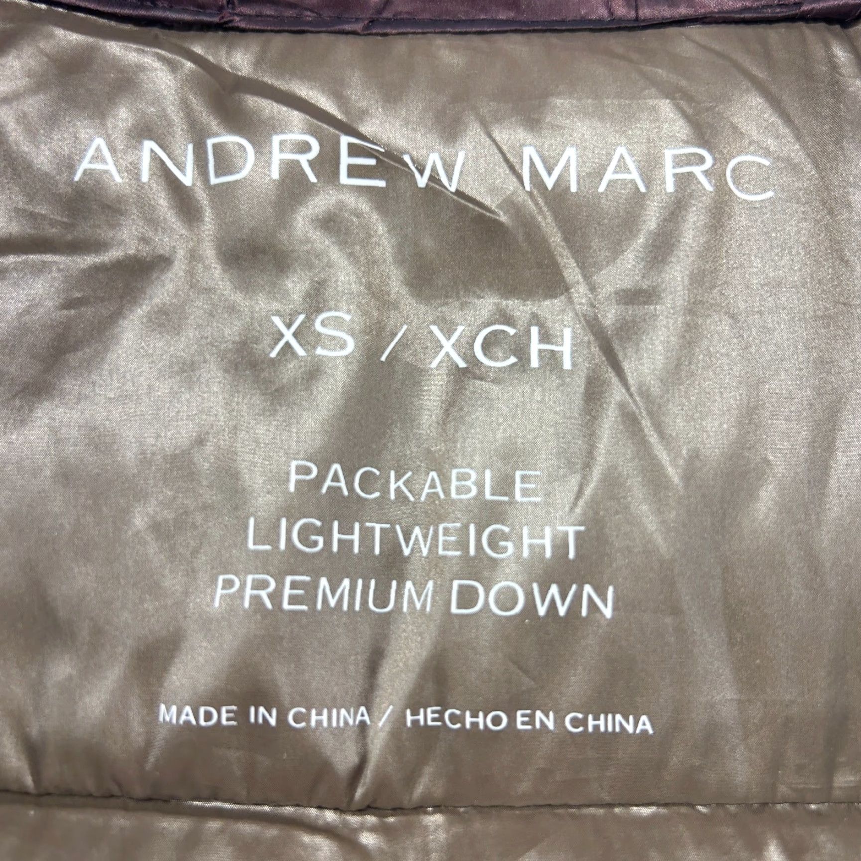Andrew Marc Andrew Marc Jacket Womens XS Purple Hooded Puffer Down Metallic Premium Size XS / US 0-2 / IT 36-38 - 7 Thumbnail