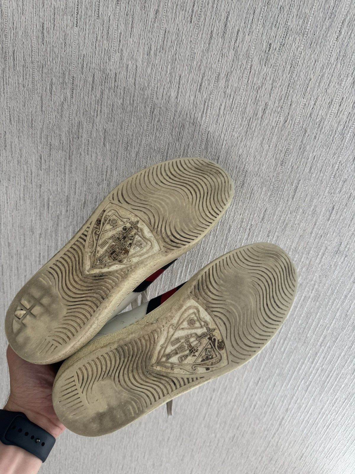 Gucci × Vintage Gucci Ace Low Top Sneakers Size US 9 / EU 42 - 7 Thumbnail