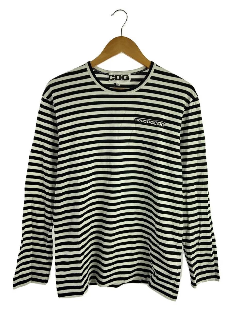 CDG Striped Long Sleeve Tee Comme Des Garcons
