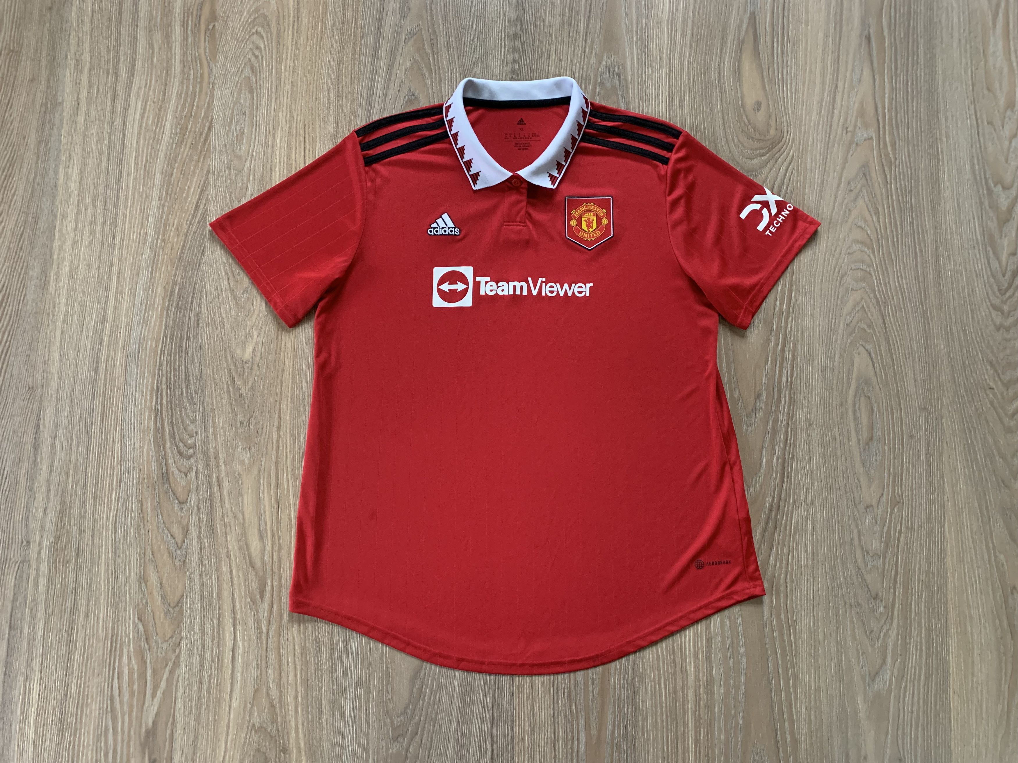 Adidas Manchester United Home Polo Jersey 2022-2023
