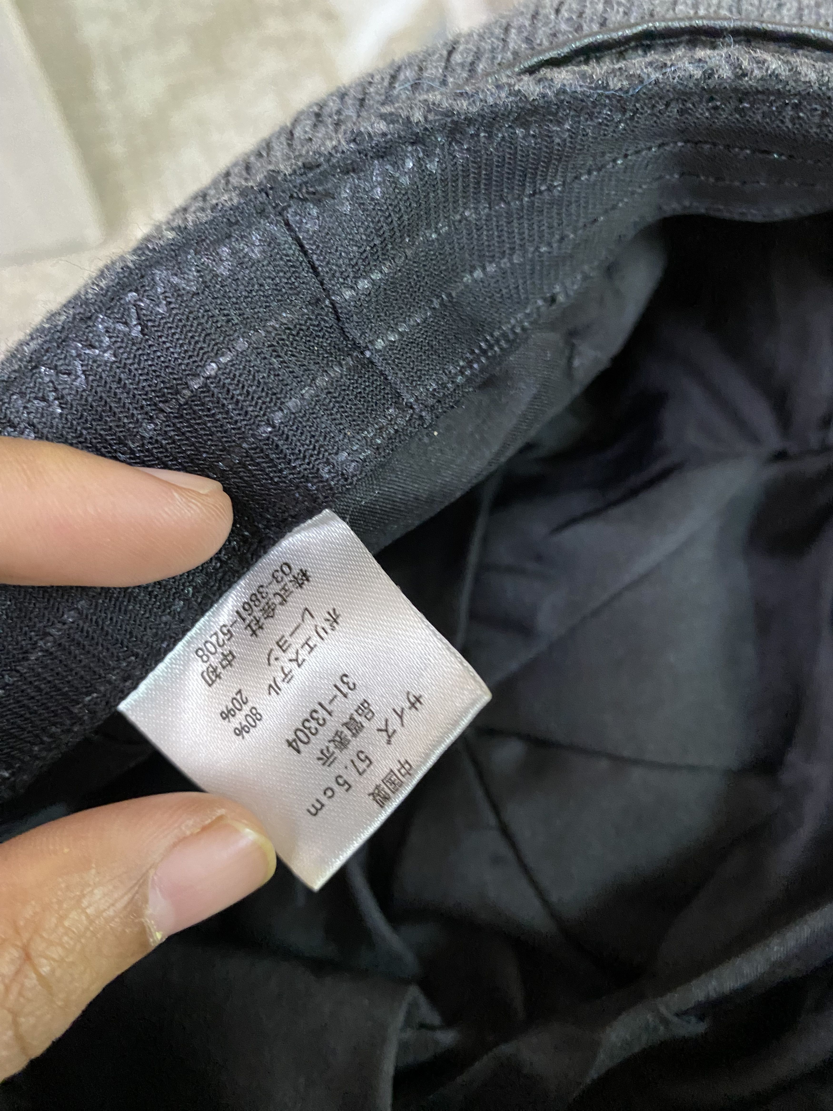 Japanese Brand × Vintage Japanese Brand Plain Hat Size ONE SIZE - 5 Thumbnail