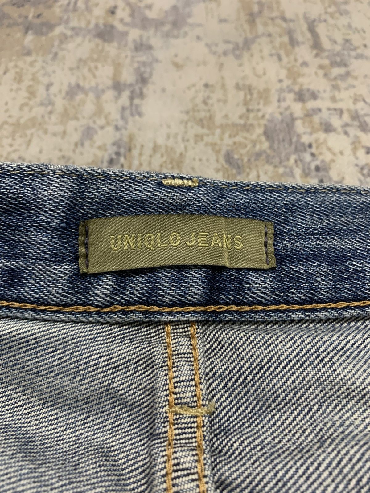 Japanese Brand Vintage Uniqlo Faded Blue Washed Denim W29x30 Size US 29 - 9 Thumbnail
