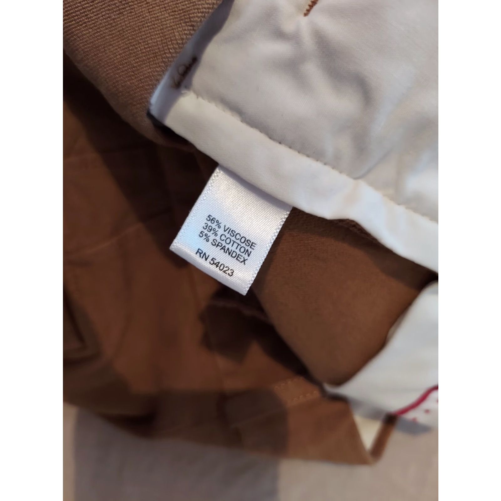 Banana Republic Womens Banana Republic Khaki Dress Pants 4 Khaki Slack Chino Trouser Size 27" / US 4 / IT 40 - 5 Thumbnail