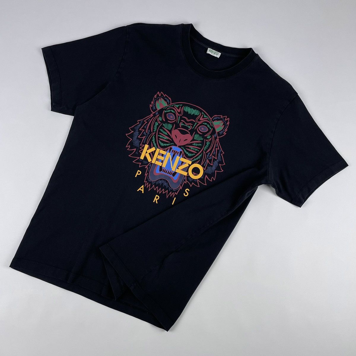 Kenzo Kenzo Paris Tiger big logo T-shirt Size US L / EU 52-54 / 3 - 6 Thumbnail