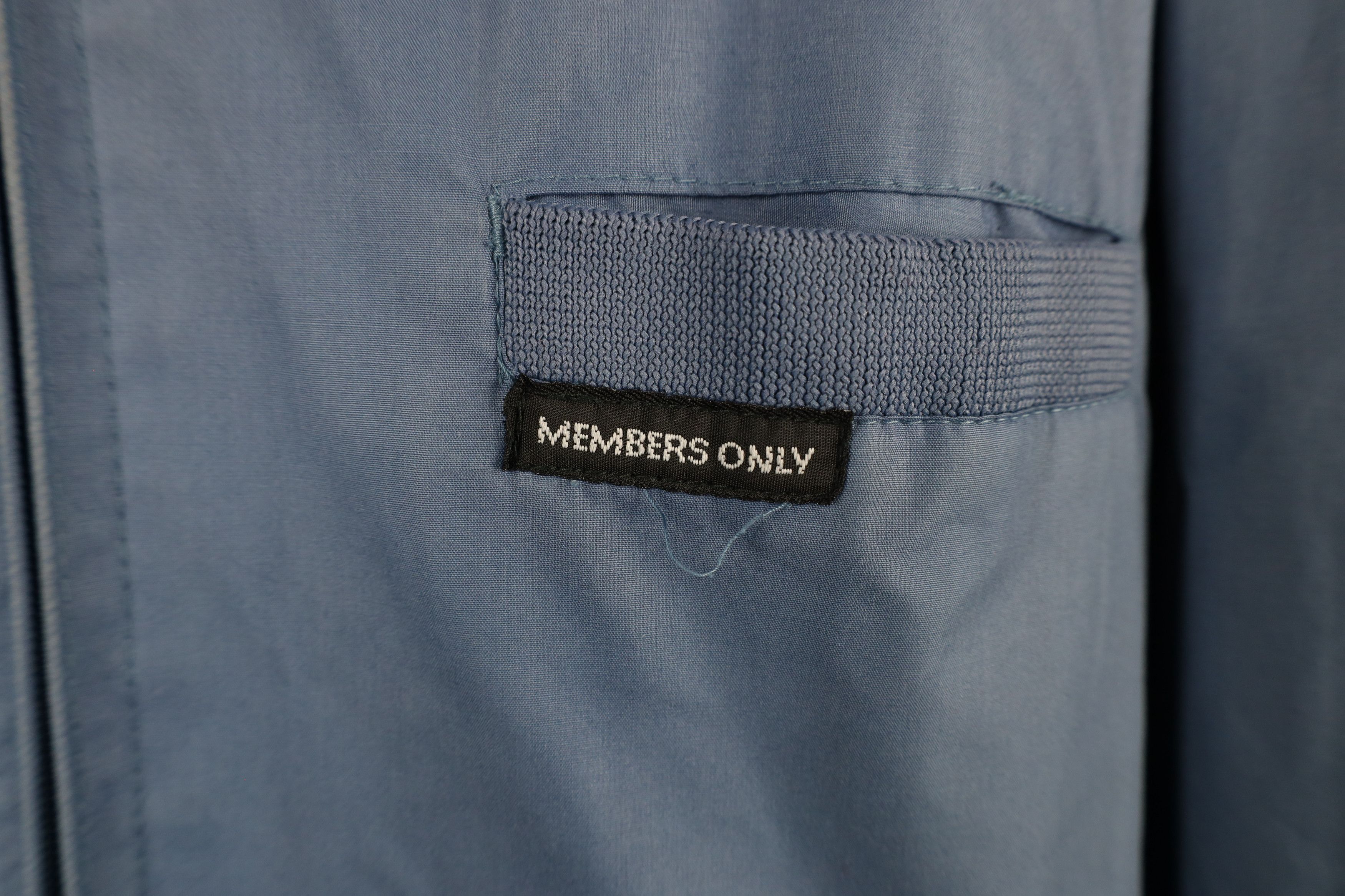 Vintage Vintage 80s 90s Members Only Cafe Racer Bomber Jacket Blue Size US XL / EU 56 / 4 - 4 Thumbnail