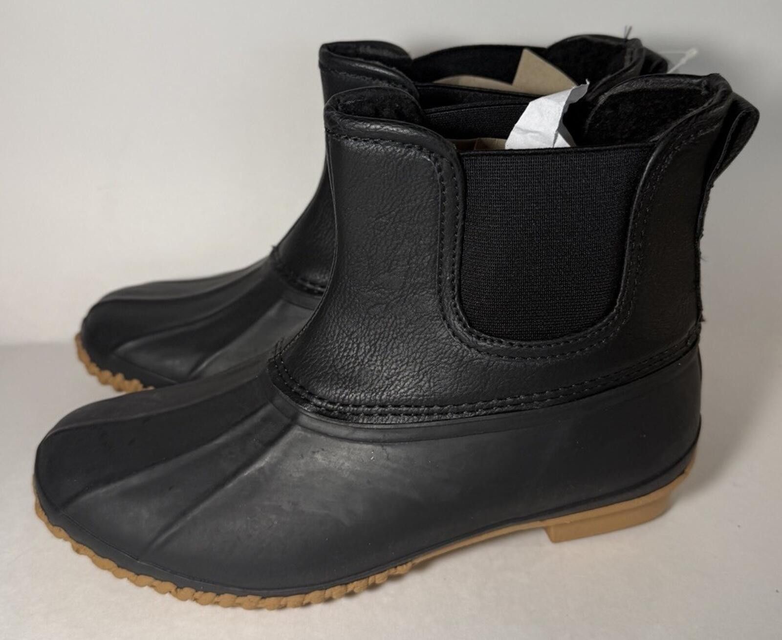 Style & Co Style & Co. Harlii Faux Leather Pull-on Ankle Boots Black Size US 6 / IT 36 - 1 Thumbnail