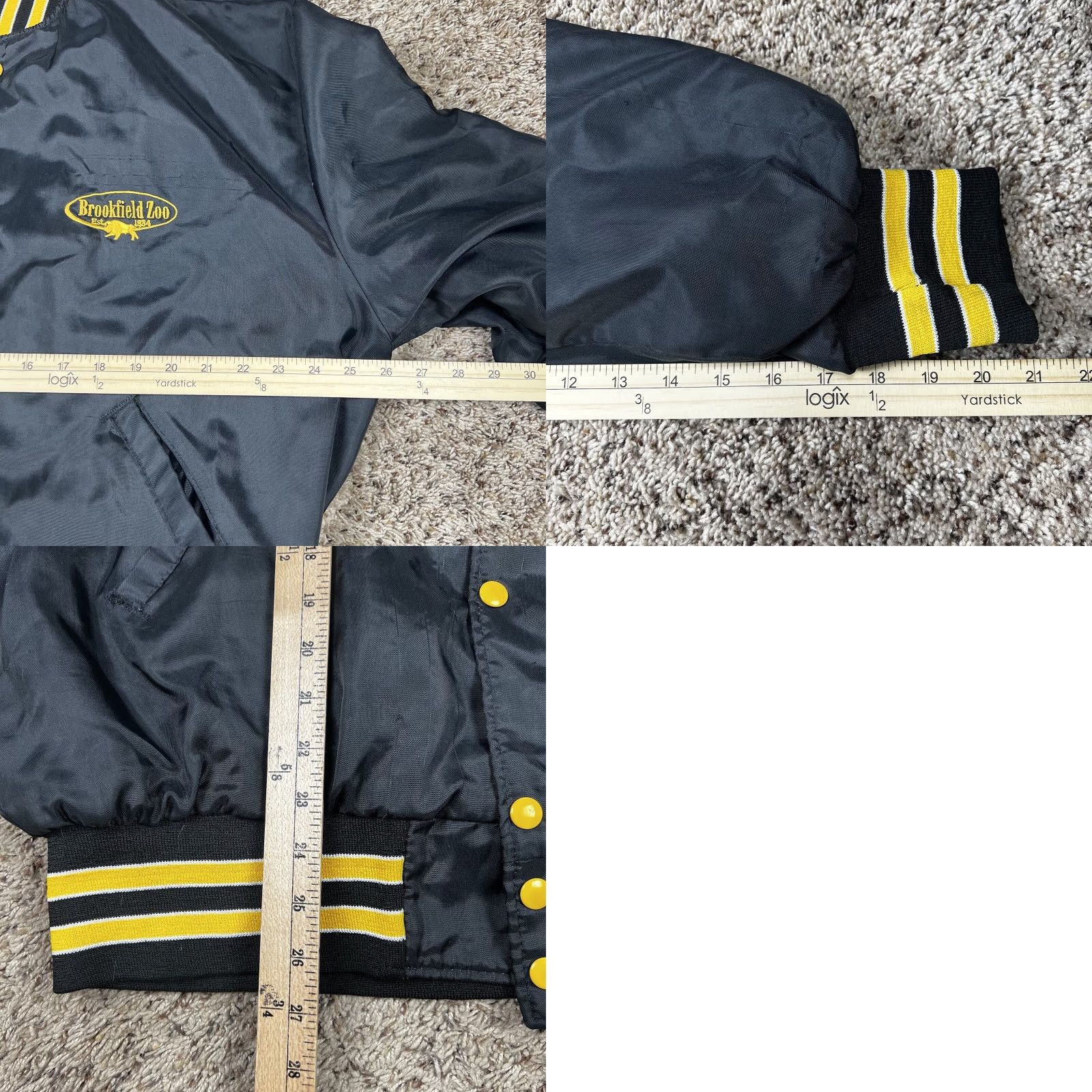 Holloway VINTAGE Holloway 90s Bomber Jacket Black L Size US L / EU 52-54 / 3 - 9 Thumbnail