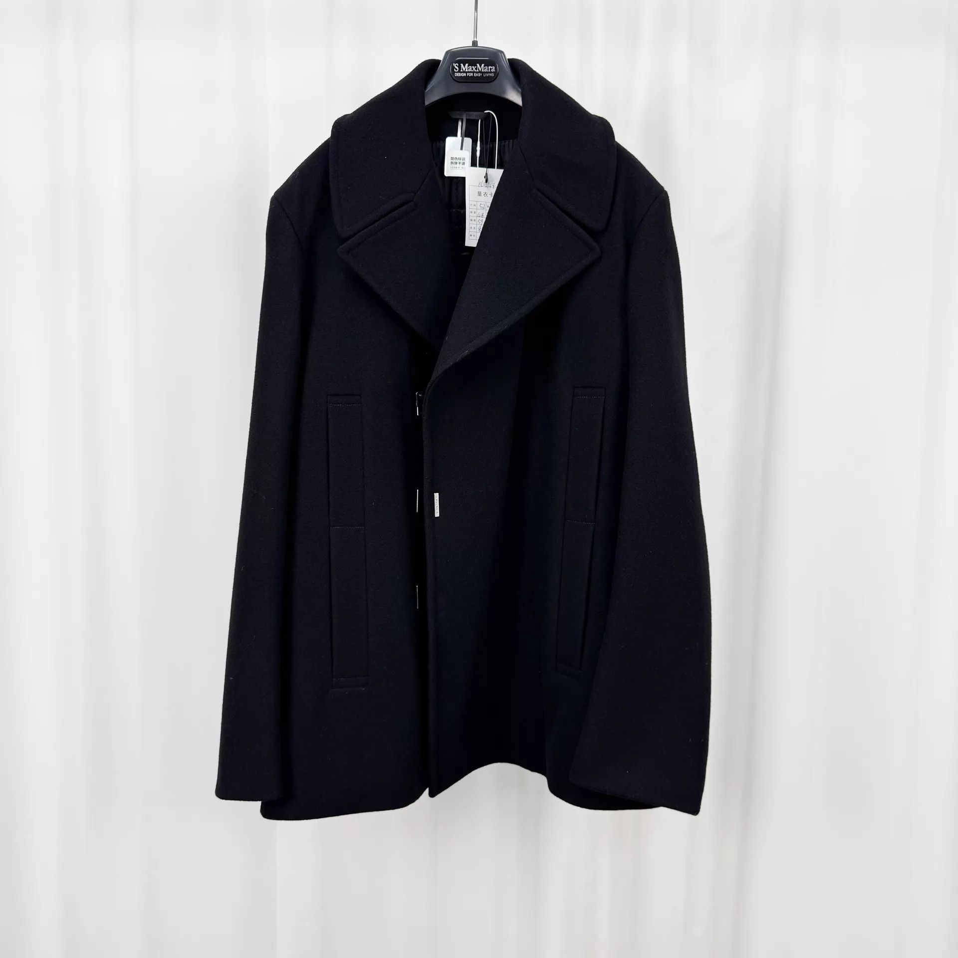 Givenchy Givenchy Wool Coat 52 99New Metal Button Detached Size US L / EU 52-54 / 3 - 1 Thumbnail