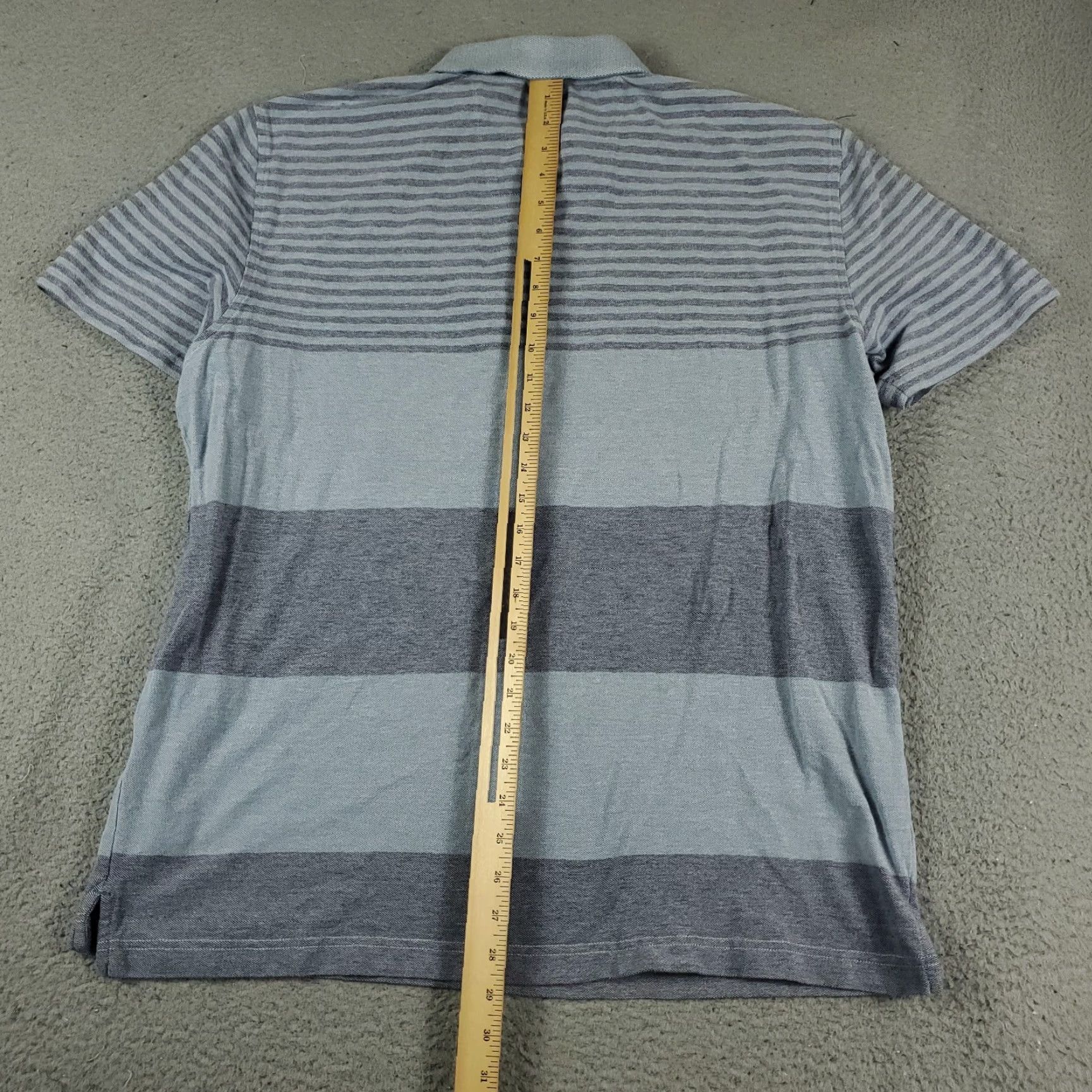 Nautica Nautica Polo Shirt Blue Striped Adult XL Short Sleeve Casual Mens Size US XL / EU 56 / 4 - 3 Thumbnail