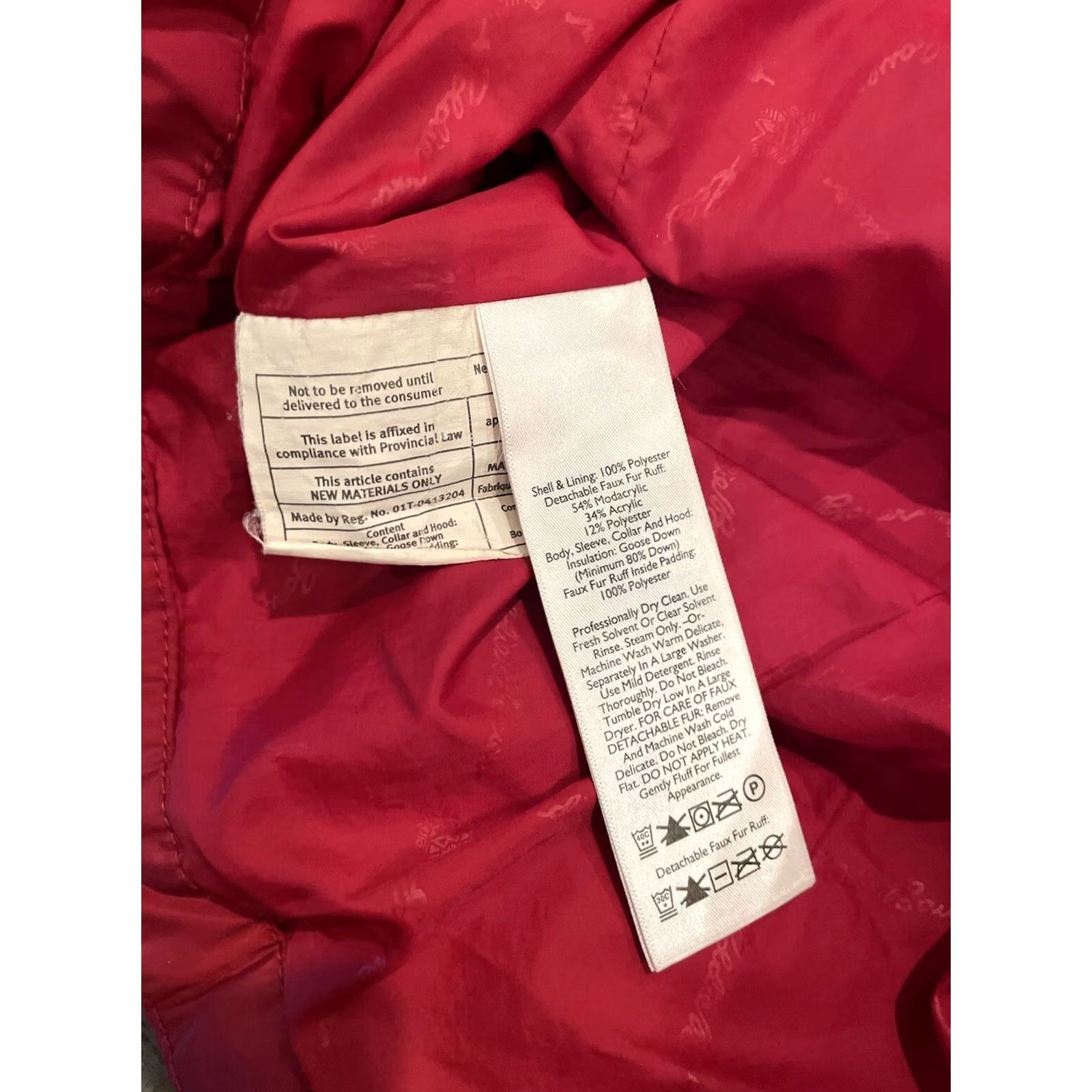 Eddie Bauer Eddie Bauer Women’s M Goose Down Quilted Puffer Coat Jacket Red Puffer D294 Coat Long Black? Size M / US 6-8 / IT 42-44 - 5 Thumbnail