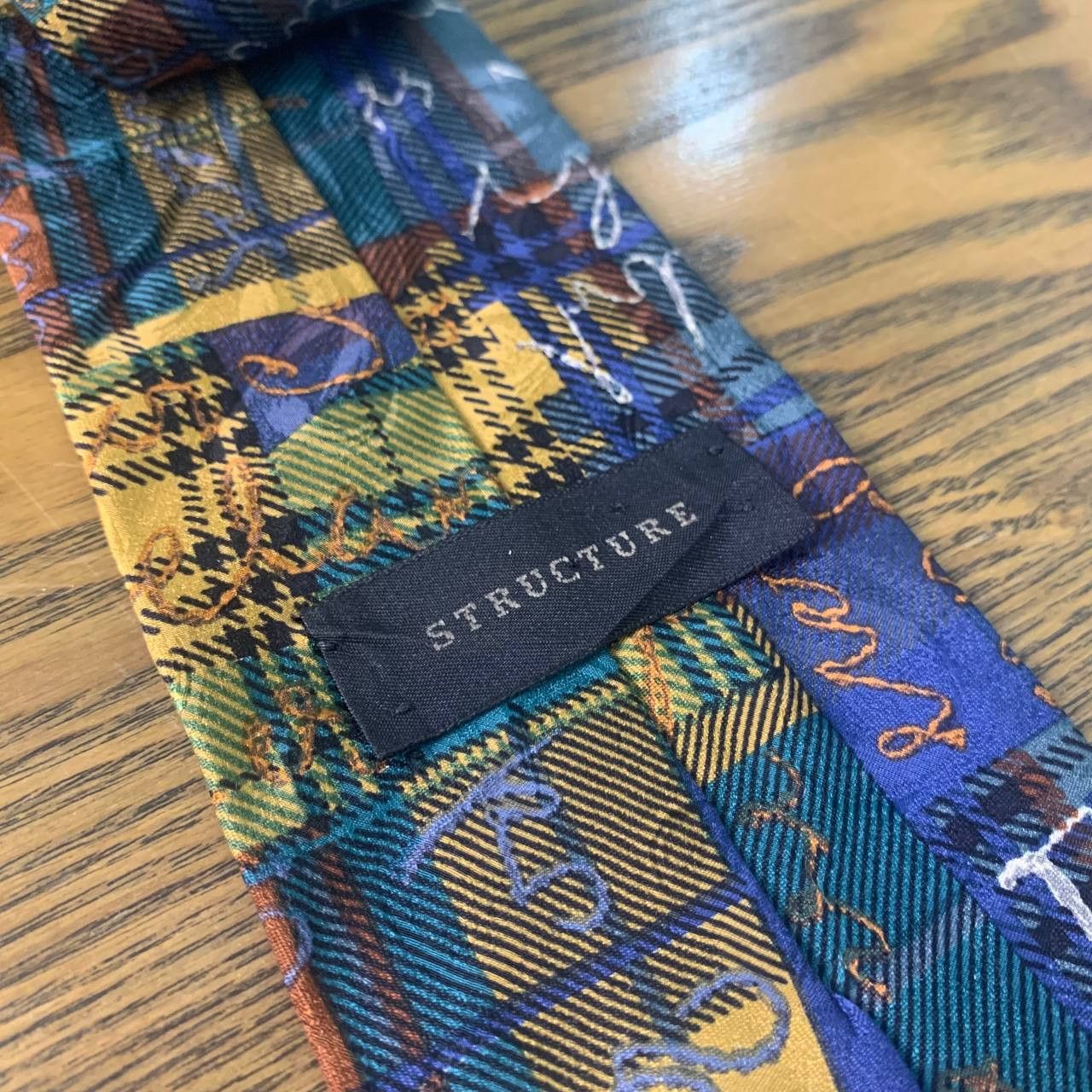 Structure structure necktie letter patterend Size ONE SIZE - 2 Thumbnail