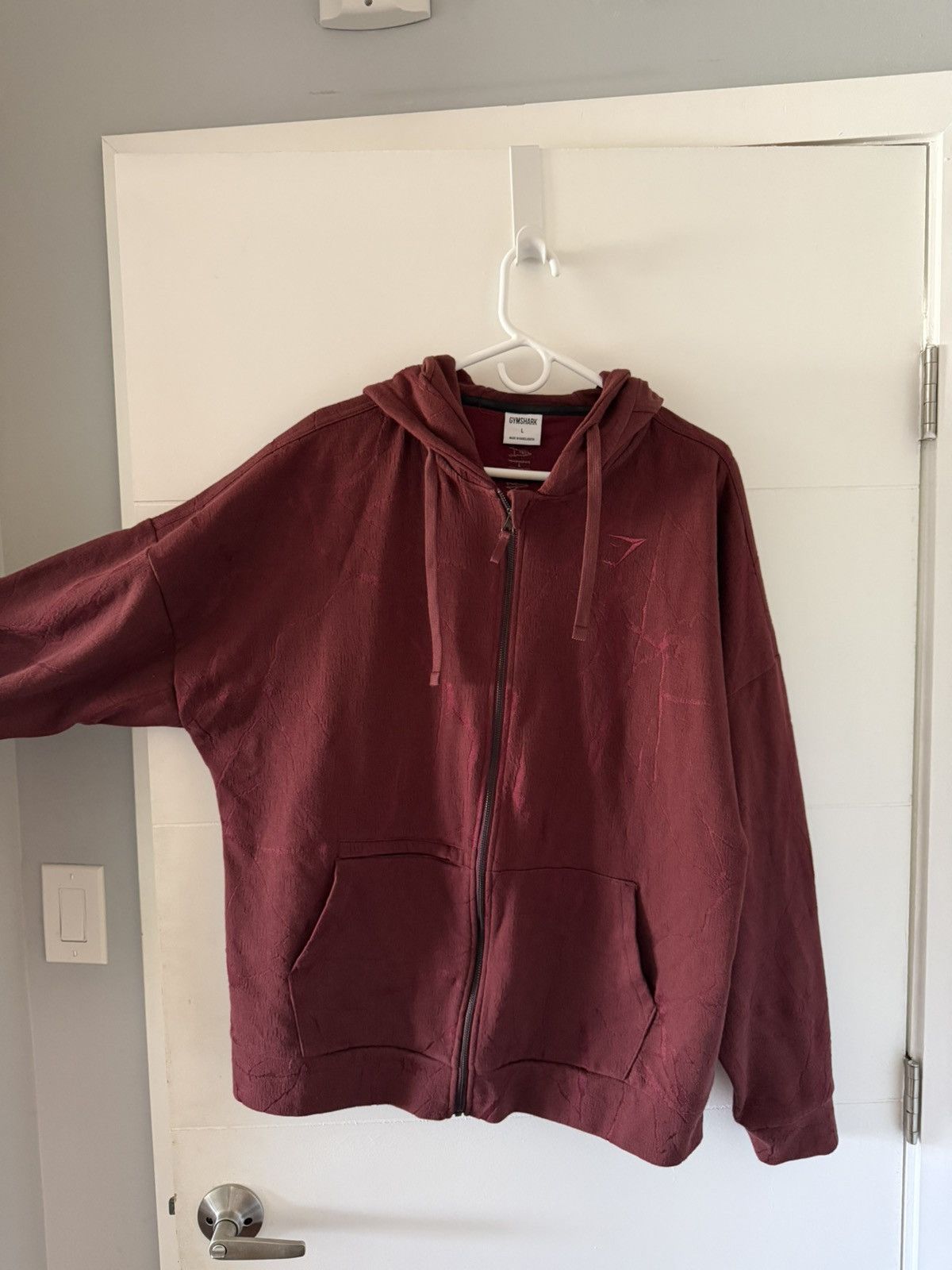 Gymshark gymshark hoodie - dark red Size US L / EU 52-54 / 3 - 2 Thumbnail