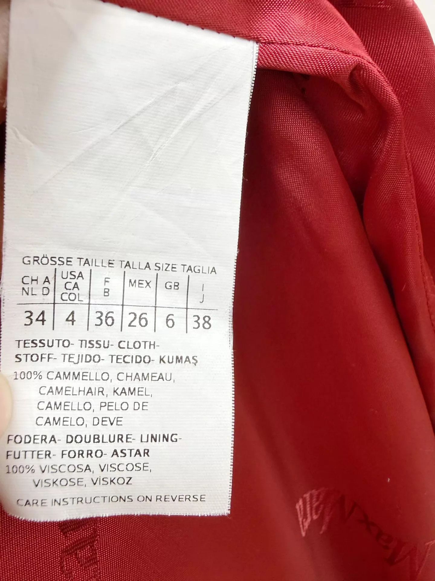 Max Mara Maxmara Robe Coat 38 Authentic 2x Worn Like New Size XS / US 0-2 / IT 36-38 - 4 Thumbnail