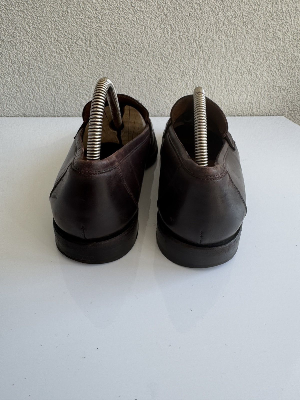 Vintage Brown Leather Penny Loafers Classic Slip On Italy Size US 9 / EU 42 - 9 Thumbnail