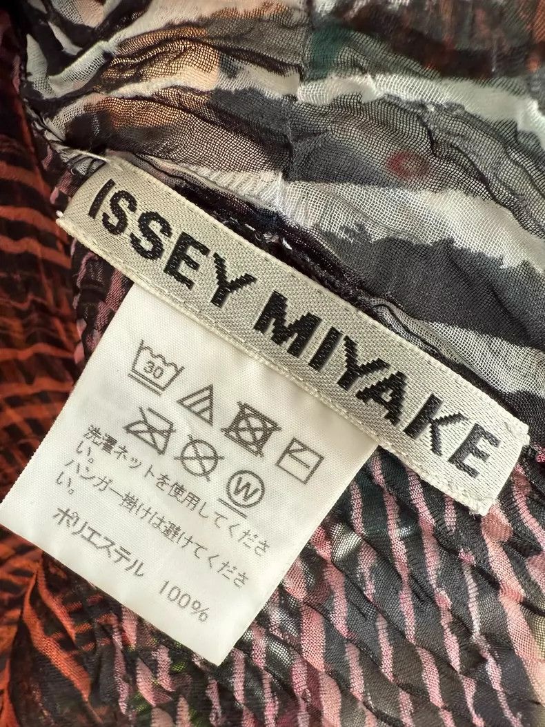 Issey Miyake issey miyake Multicolored high-neck long-sleeved top Size L / US 10 / IT 46 - 3 Thumbnail