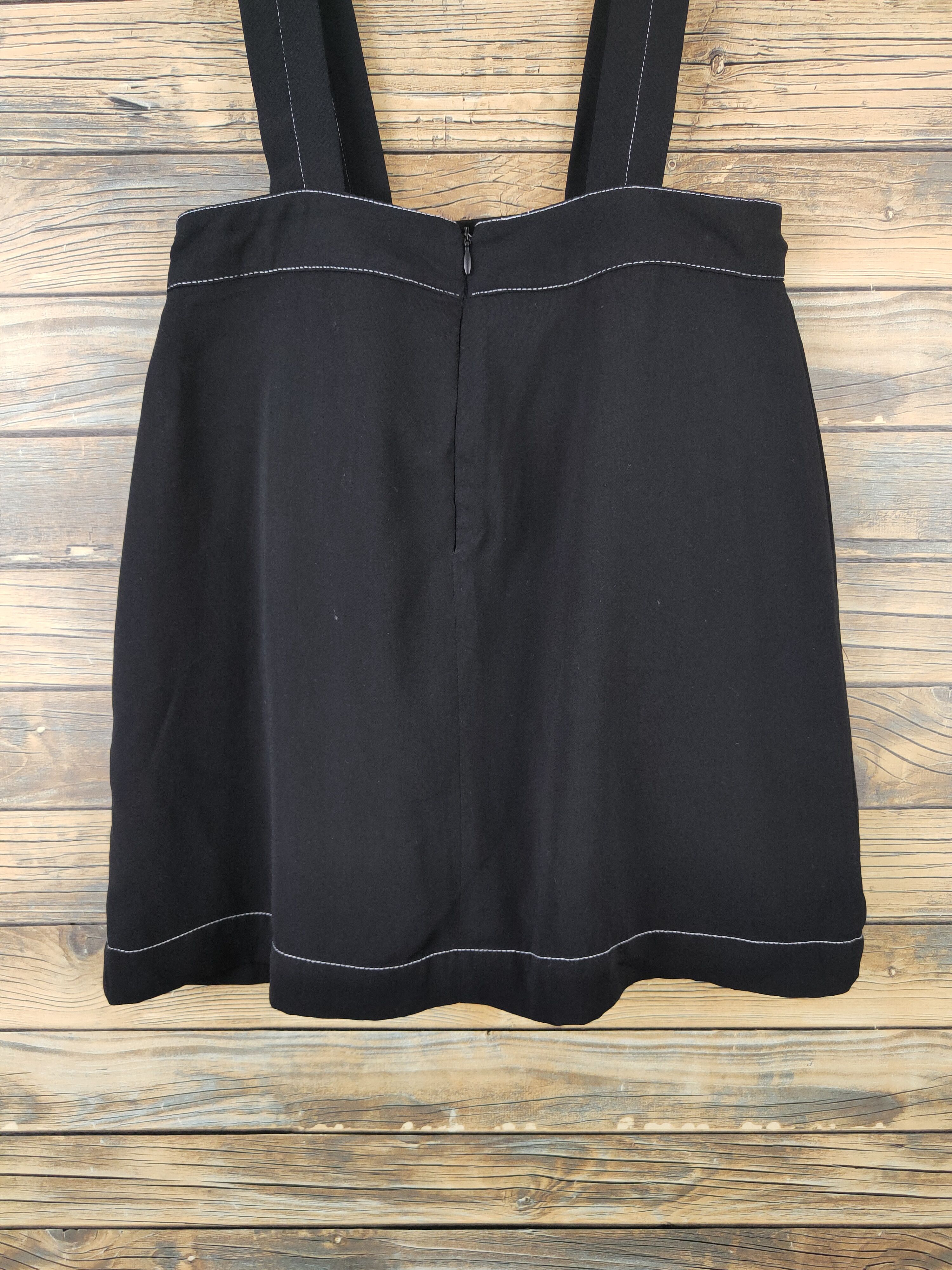 Vintage × Zara Zara Black Skirt Jumpsuits (Avant Garde Fashion Design) Size 26" / US 2 / IT 38 - 12 Thumbnail