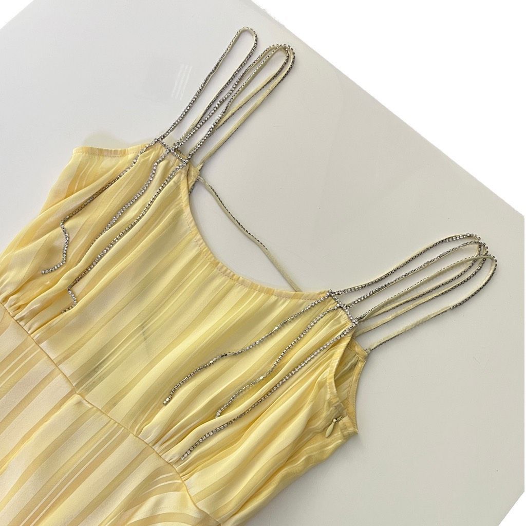 LoveShackFancy LoveShackFancy Darralis Dress in Soft Yellow Size XS / US 0-2 / IT 36-38 - 4 Thumbnail