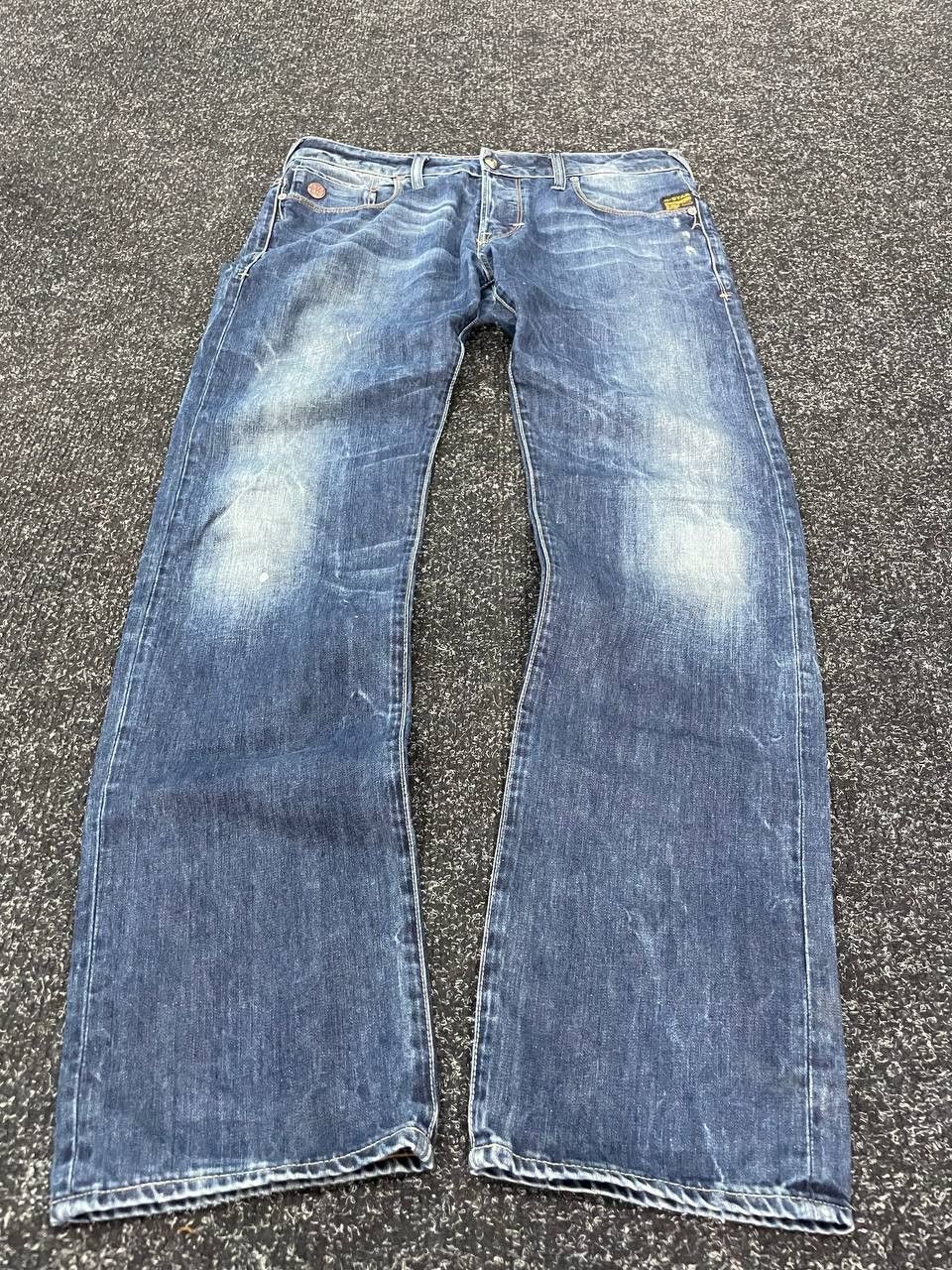 G-Star × Hysteric Glamour × If Six Was Nine GSTAR: • HYSTERIC GLAMOUR BALENCIAGA STYLE FLARED PANTS Size US 34 / EU 50 - 1 Thumbnail