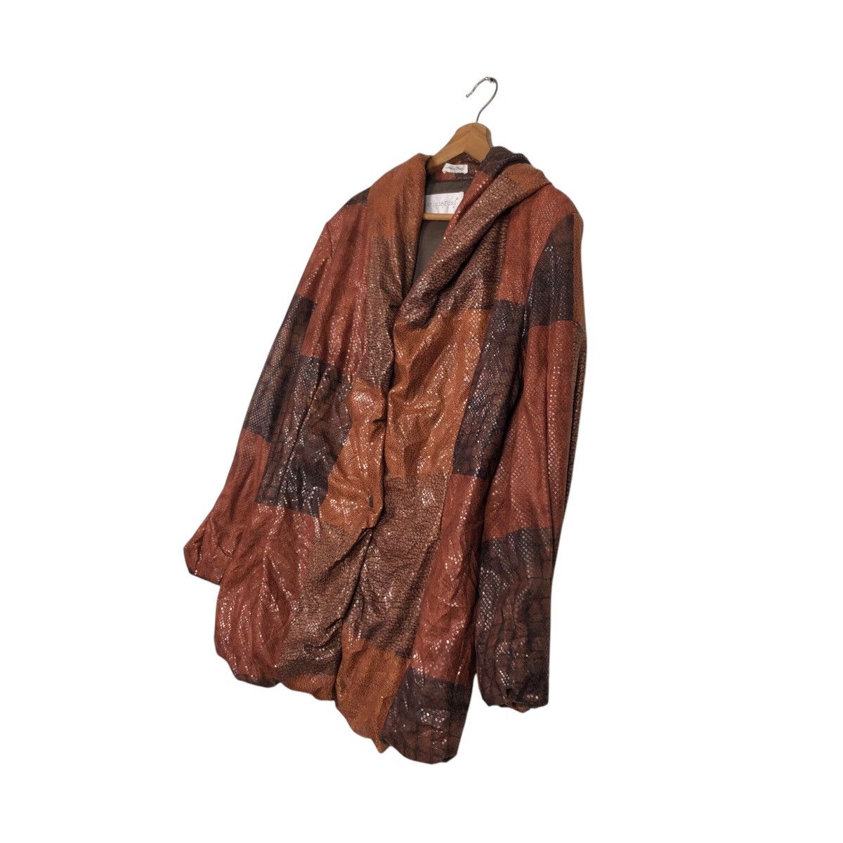 Vintage 📌Vintage Snake Skin Design Chore Jacket PatriziaFusi Italy Size US M / EU 48-50 / 2 - 3 Thumbnail