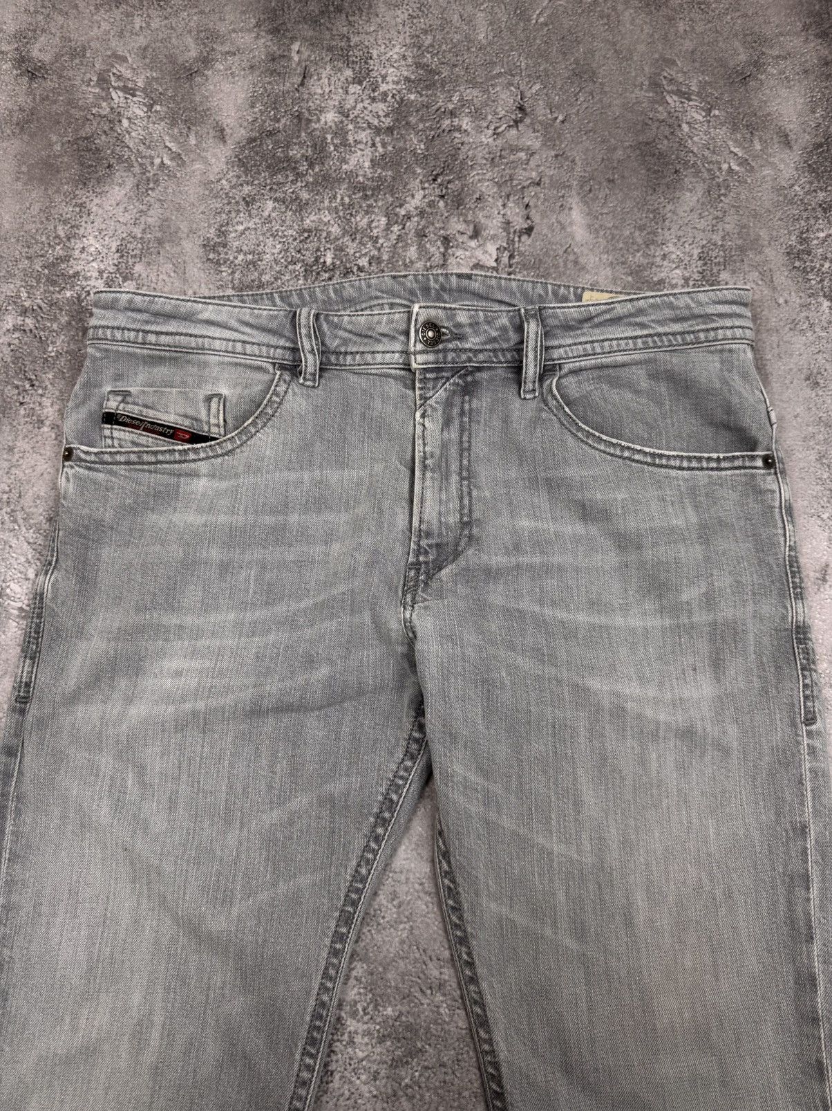 Diesel Diesel Men Cotton Jeans Grey Size 33 Size US 33 - 4 Thumbnail