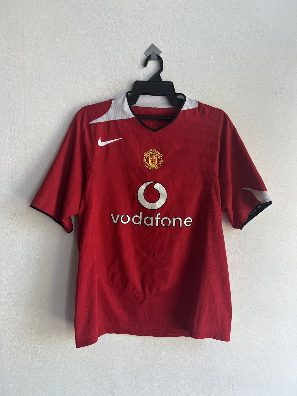 Nike Vintage 2004-05 Original Nike Manchester United Home Jersey Size US L / EU 52-54 / 3 - 1 Thumbnail