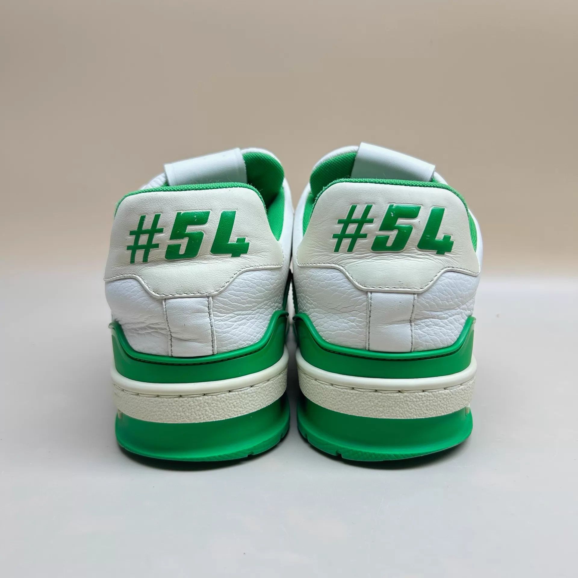 Louis Vuitton LV Trainer White Green Full Print Size 41 95 New Size US 8 / EU 41 - 3 Thumbnail