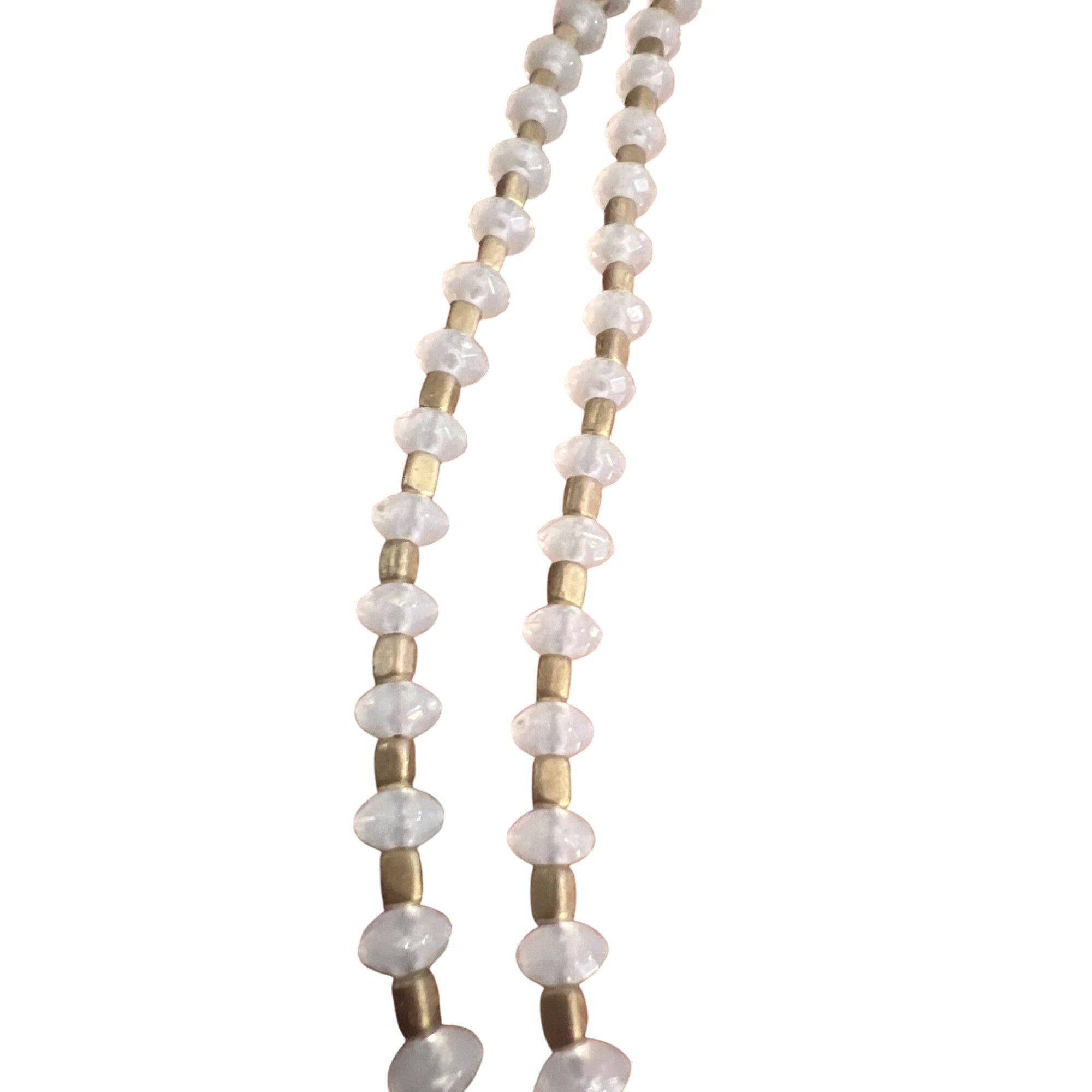 Other Gold Tone Opaque Faceted Acrylic Beads Necklace Statement Me Size ONE SIZE - 4 Thumbnail