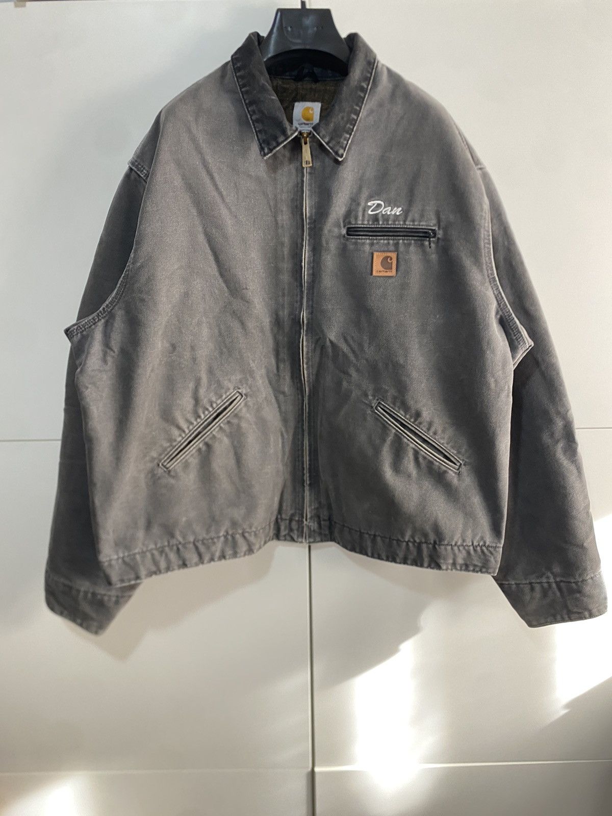 Carhartt Detroit Jacket J97 GVL Carhartt USA size XXL Tall with patch Size US XXL / EU 58 / 5 - 1 Thumbnail