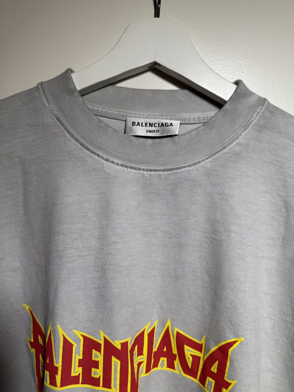 Balenciaga Balenciaga Metal Vintage Oversized T Shirt 4 Size US XL / EU 56 / 4 - 8 Thumbnail