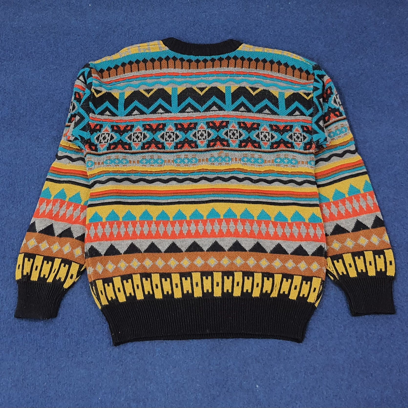 Designer × Vintage Vintage Polo Horse Knitted Sweatshirt Knitwear C220N20 Size US M / EU 48-50 / 2 - 2 Thumbnail