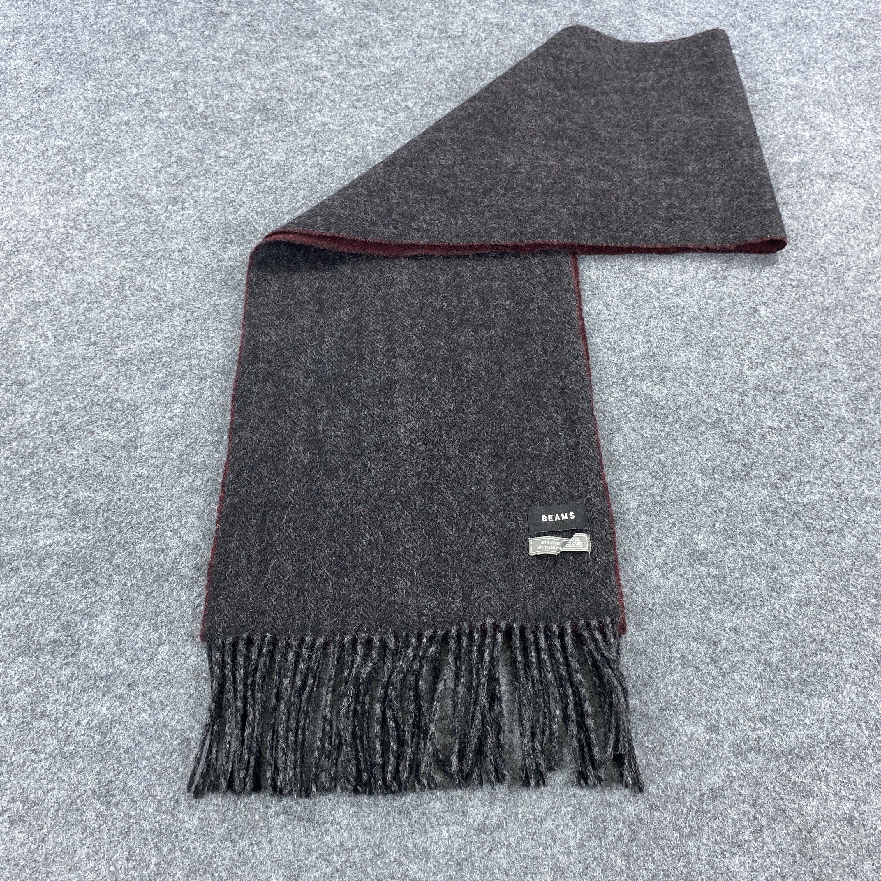 Beams Plus × Vintage GF10652 Beam Scarf Neck Wear Muffler Nova Check Size ONE SIZE - 6 Thumbnail