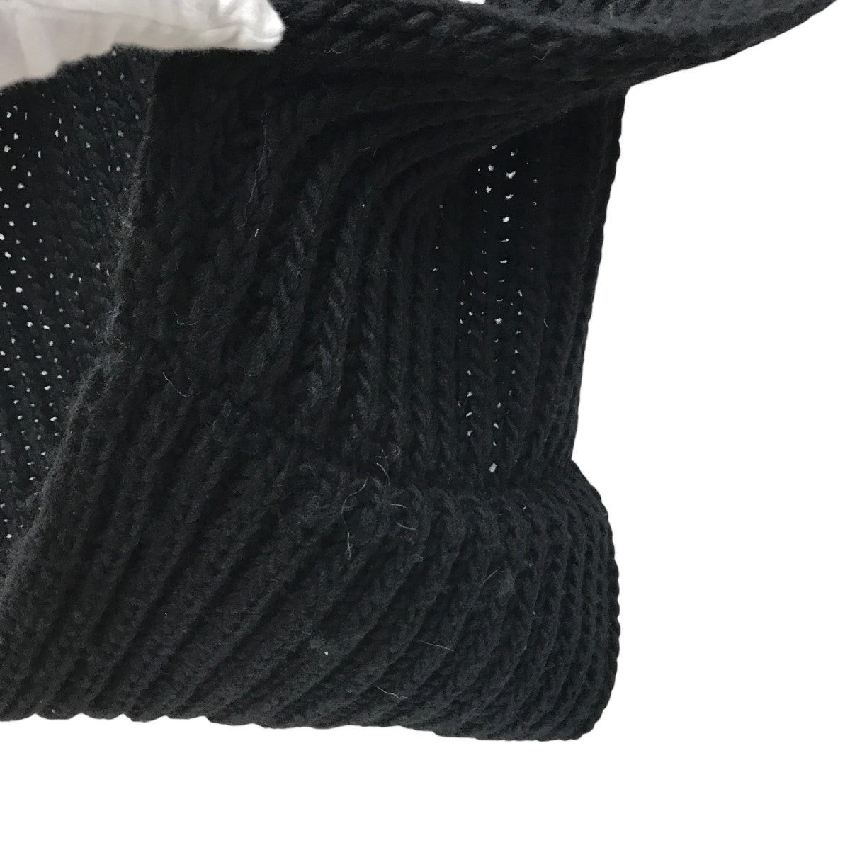 Yohji Yamamoto Yohji Yamamoto GREY WOOL SNOOD SCARF Snude NC-L01-161 Size ONE SIZE - 7 Thumbnail