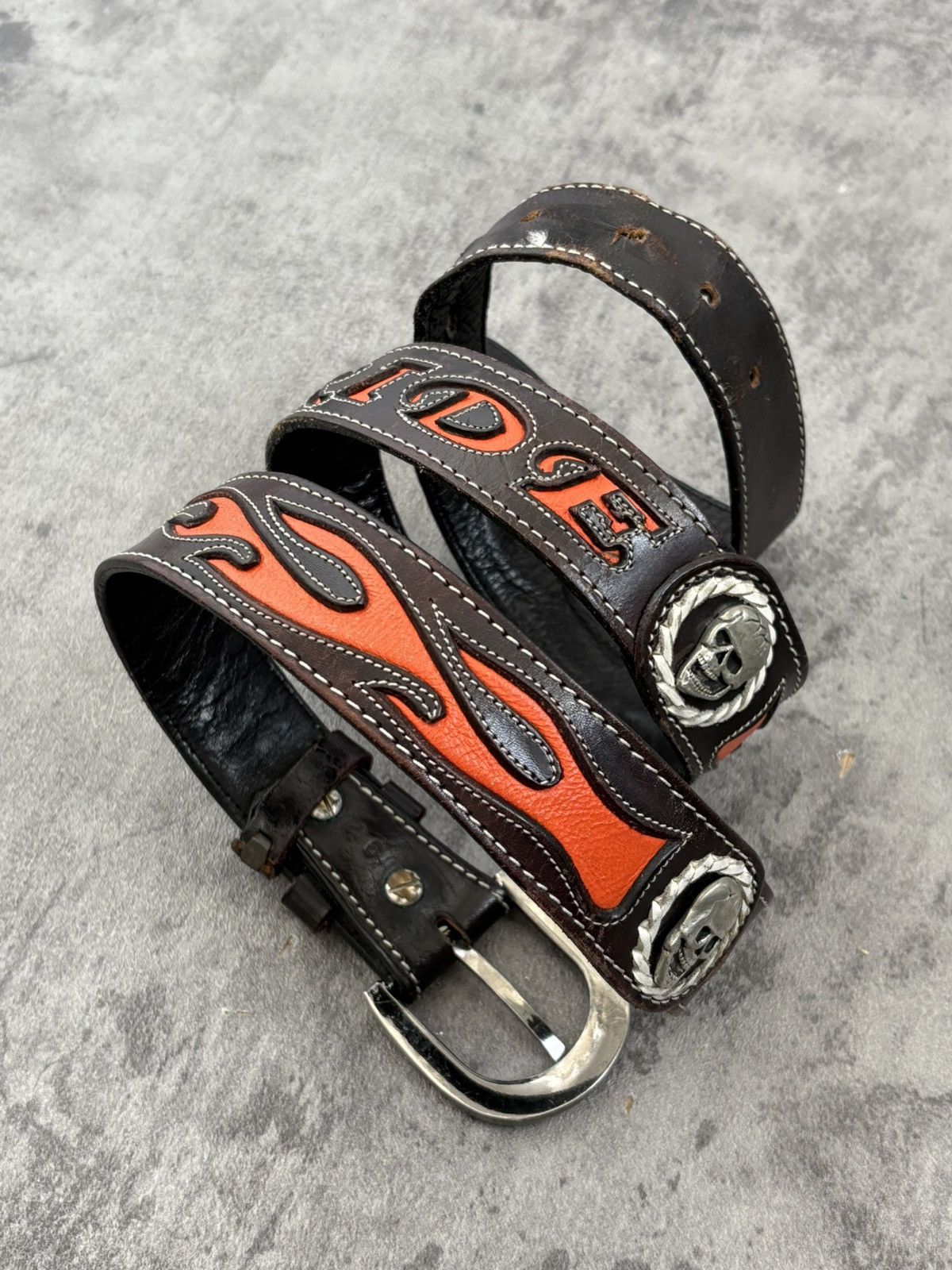 Other Ed Hardy Men's Live To Ride Reversible Belt Size ONE SIZE - 1 Thumbnail