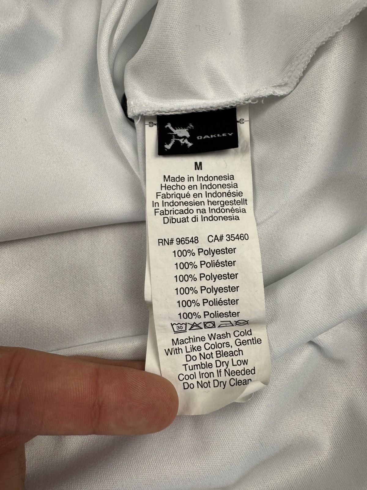 Oakley Oakley striped golfing polo shirt tee logo gorocore Size US M / EU 48-50 / 2 - 11 Thumbnail