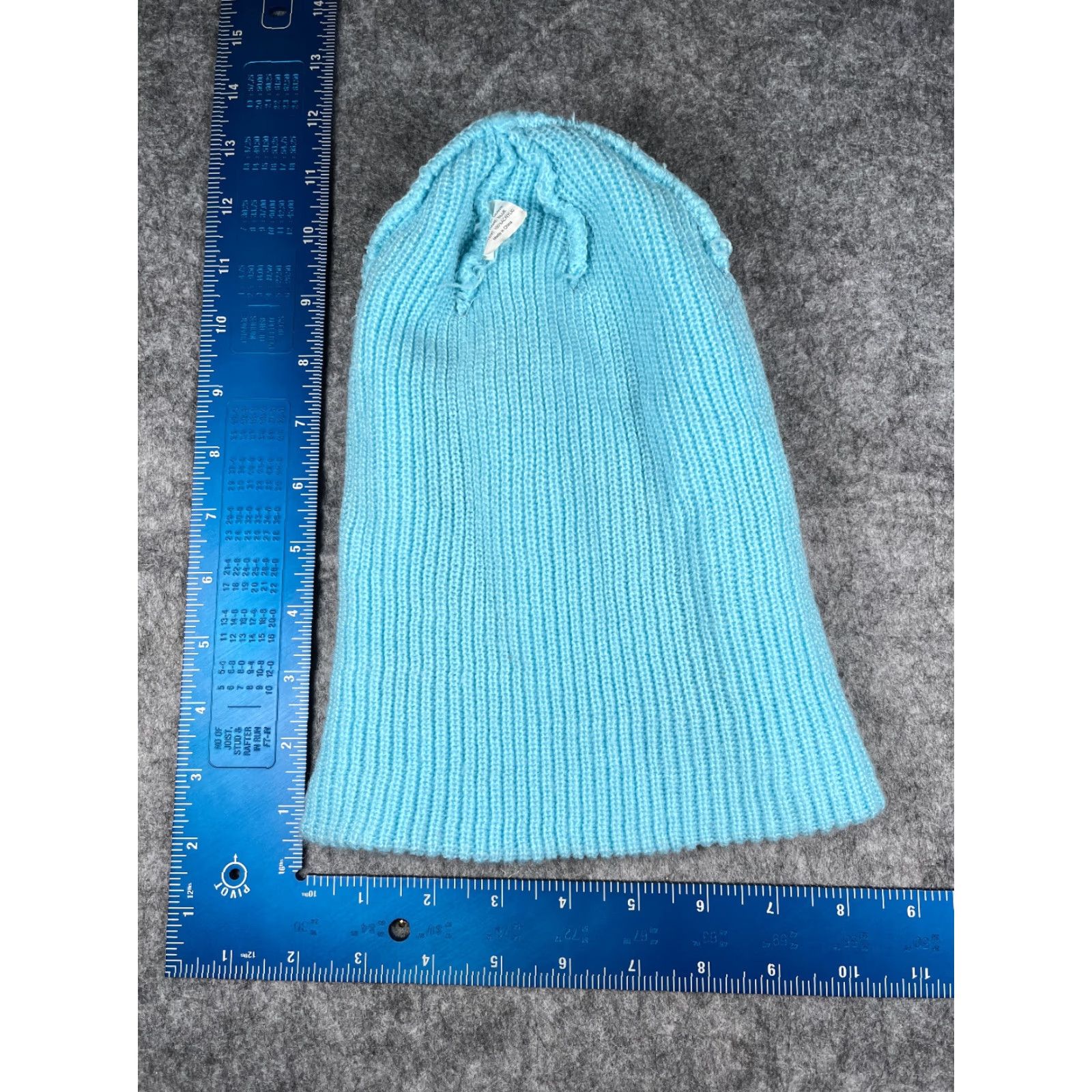 Toms Tom's Beanie Hat Adult One Size Light Blue Double Knit 100% Acrylic Ski Outdoor Casual Unisex Mens Womens Accessories Size ONE SIZE - 7 Thumbnail