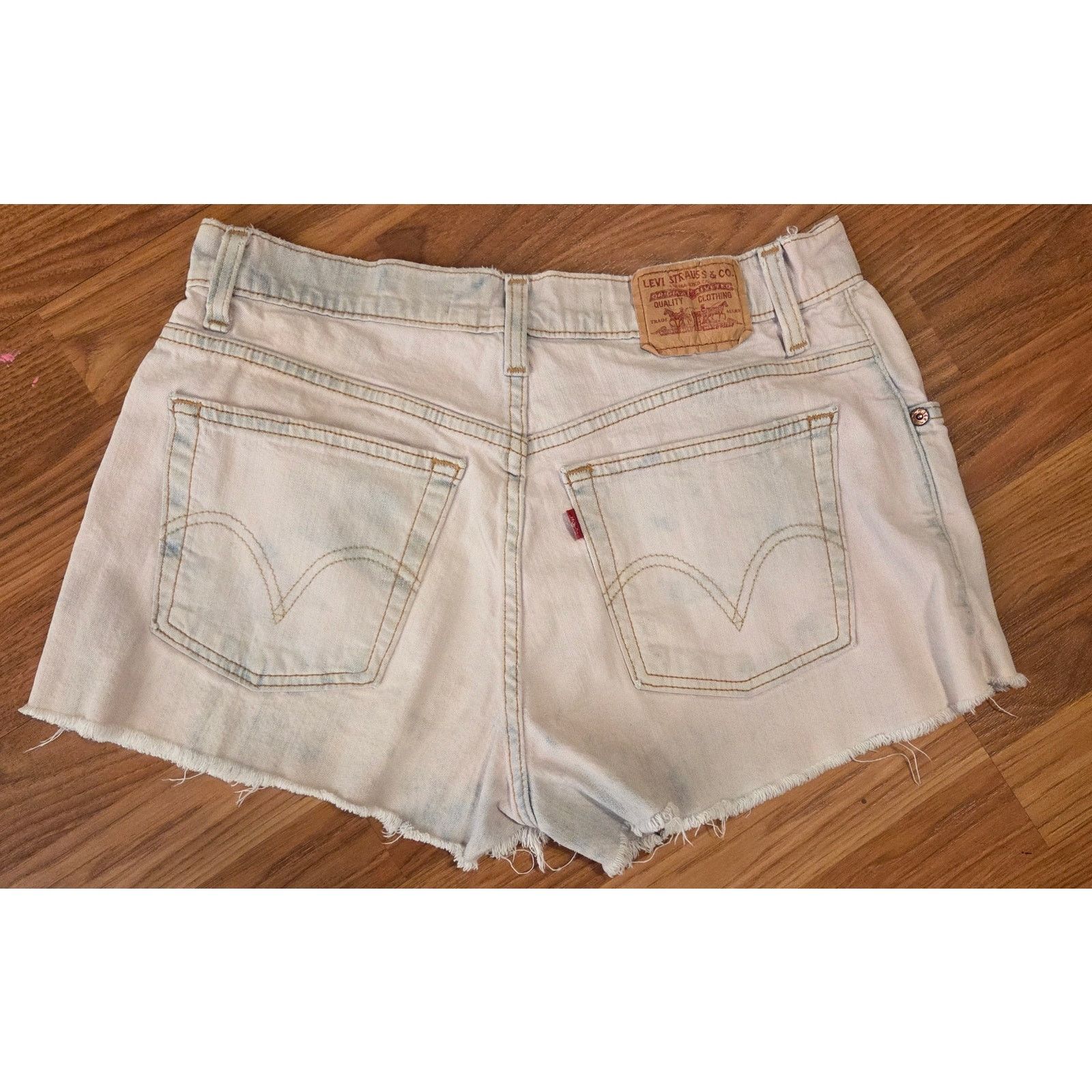 Levi's Levi's 550 Relaxed Tapered Denim Shorts - Size 8 Size 30" / US 8 / IT 44 - 2 Thumbnail