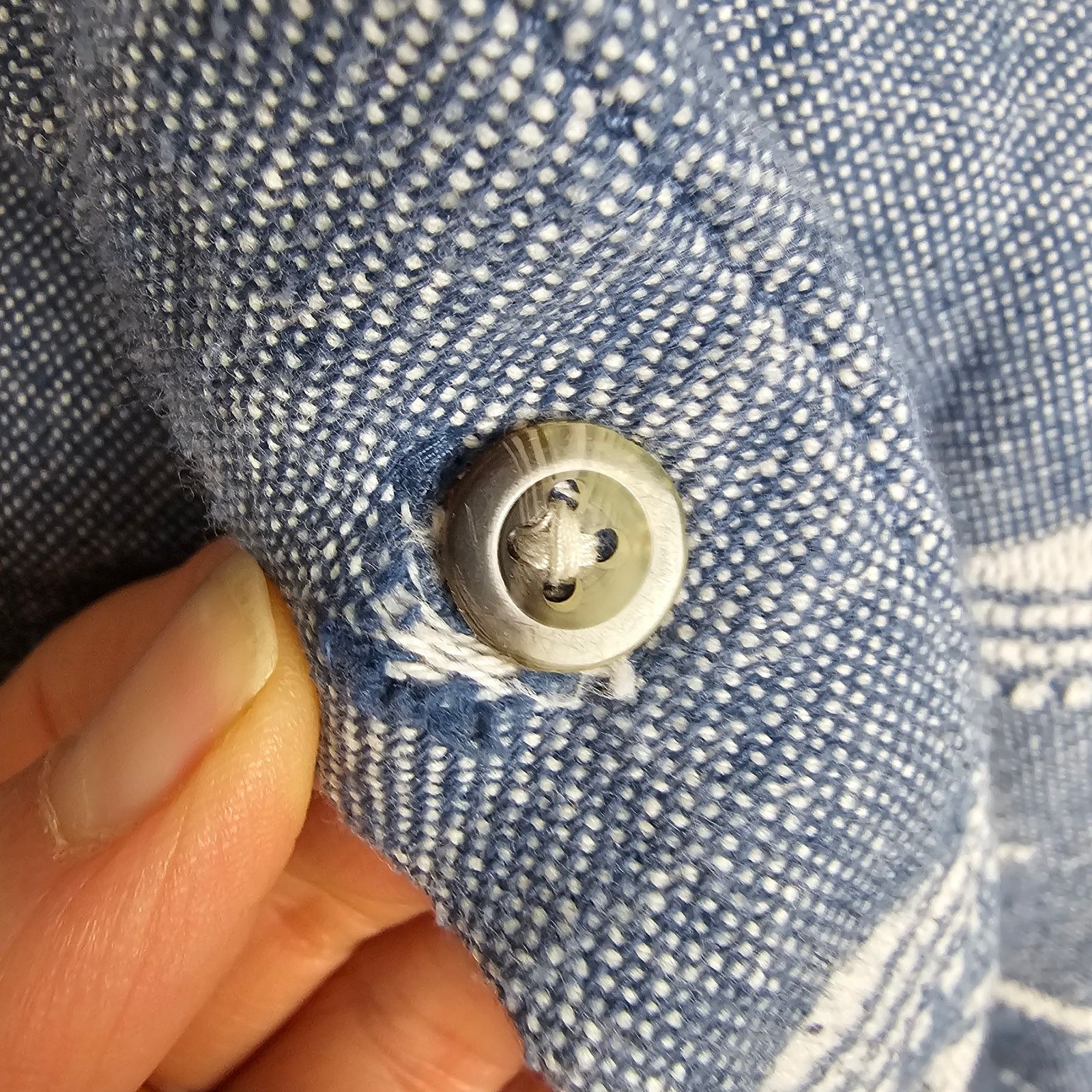 Burton Burton Shirt Men S Blue Southwestern Durable SS Button Size US S / EU 44-46 / 1 - 8 Thumbnail