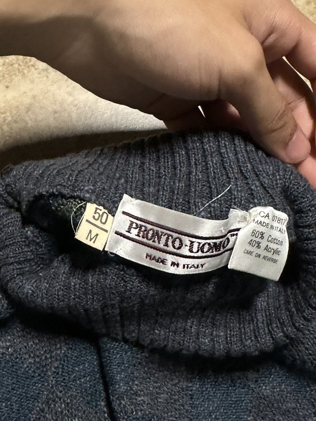 Pronto Uomo 80s Vintage Pronto Uomo knit sweater Size US M / EU 48-50 / 2 - 3 Thumbnail