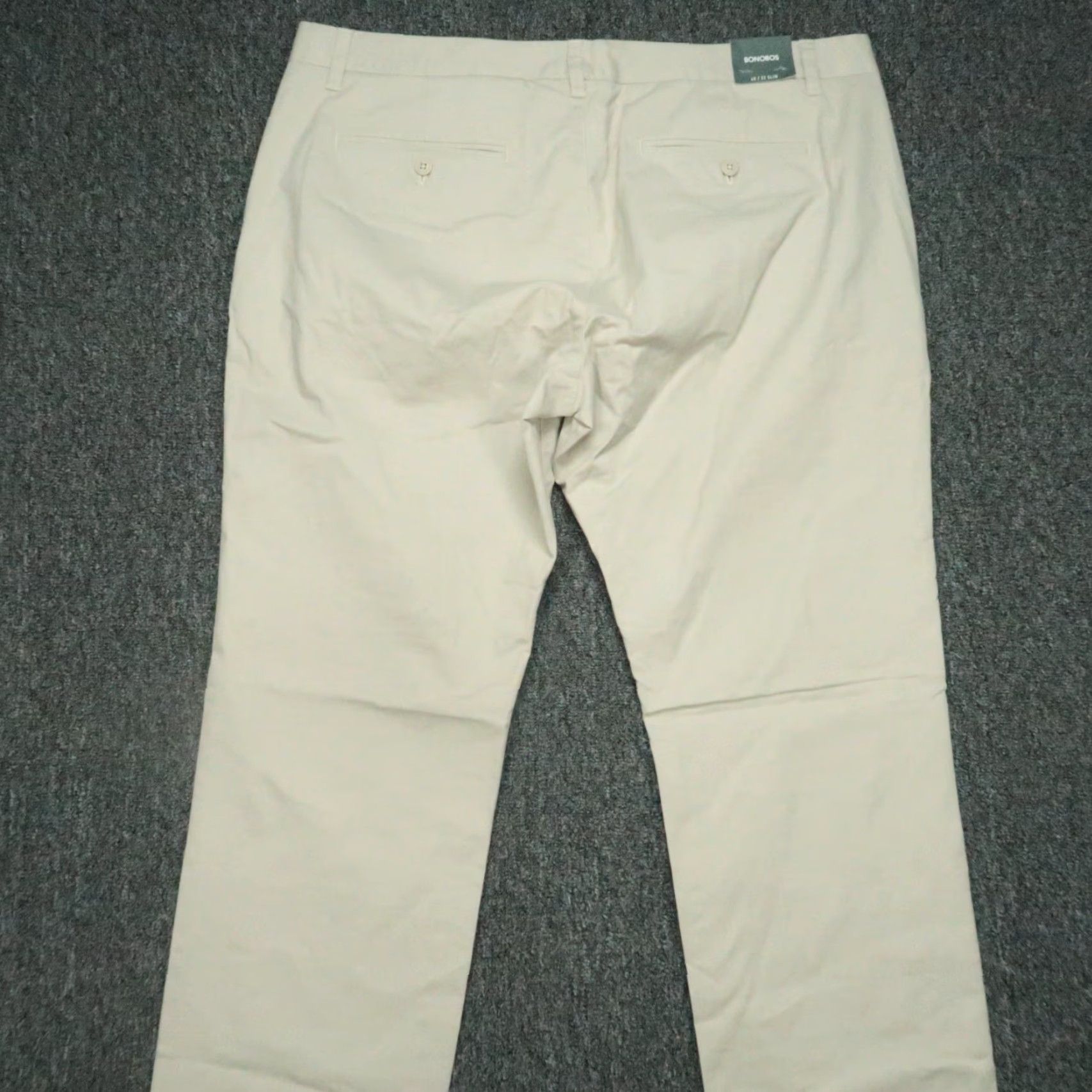 Bonobos Bonobos Pants Mens 40x32 Slim Chino Beige 40 Inseam Stretch NWT Vintage No Size US 40 / EU 56 - 5 Thumbnail
