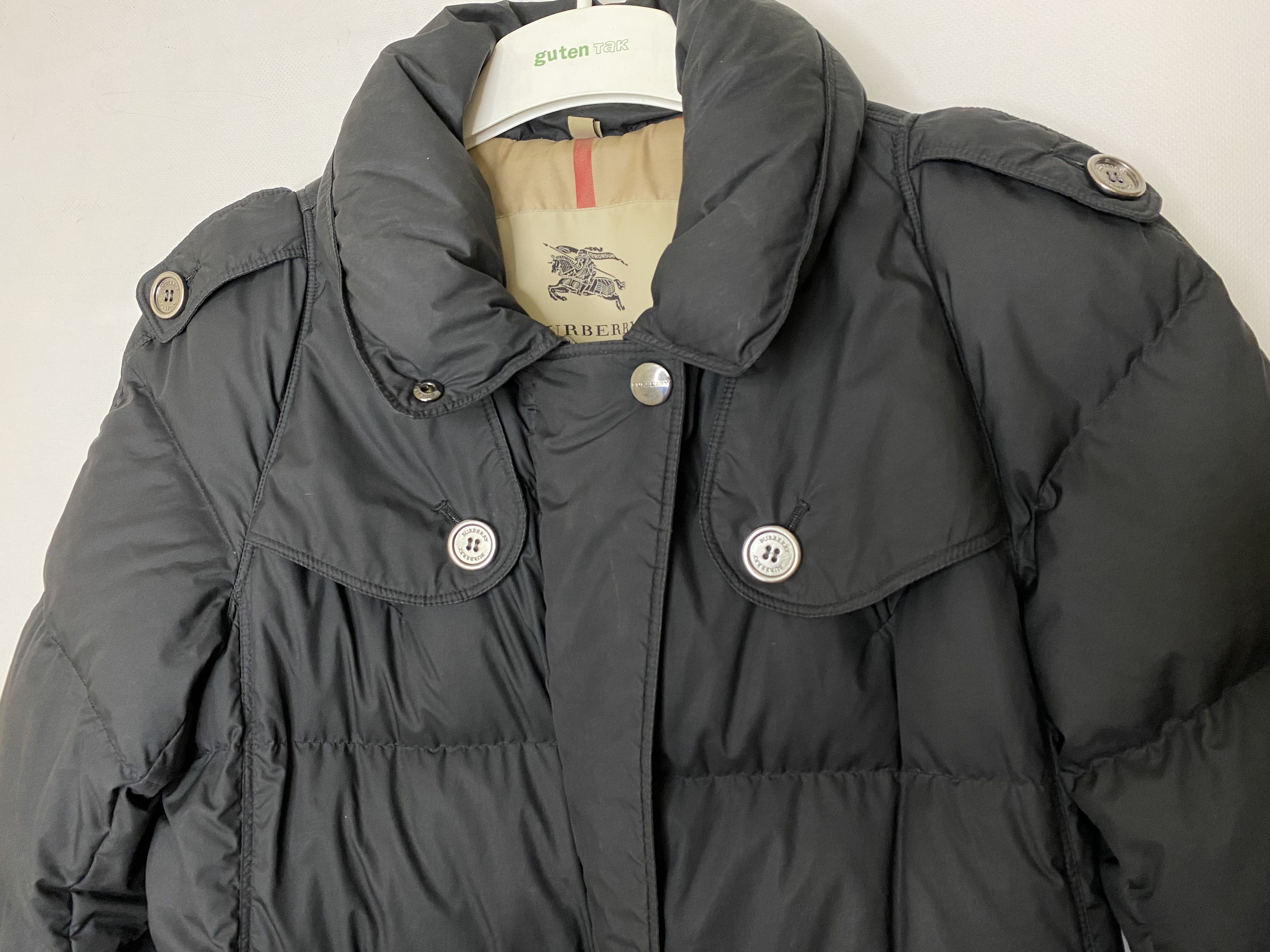 Burberry × Vintage BURBERRY DOWN COAT JACKET BLACK WOMEN SIZE M Size M / US 6-8 / IT 42-44 - 3 Thumbnail