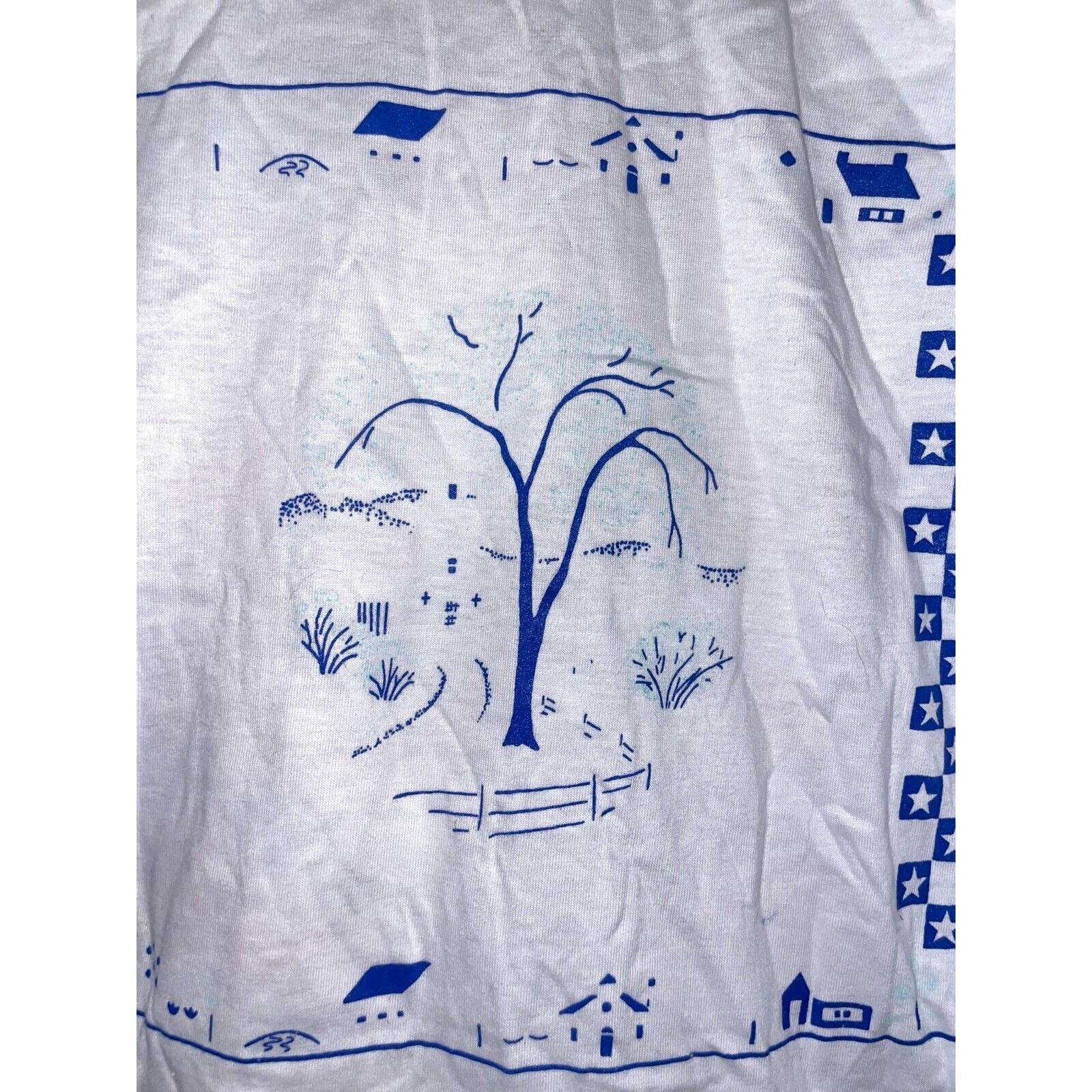 Jerzees Vintage Test Print Shirt New York Alexandria Bay White M Tee Size US M / EU 48-50 / 2 - 10 Thumbnail