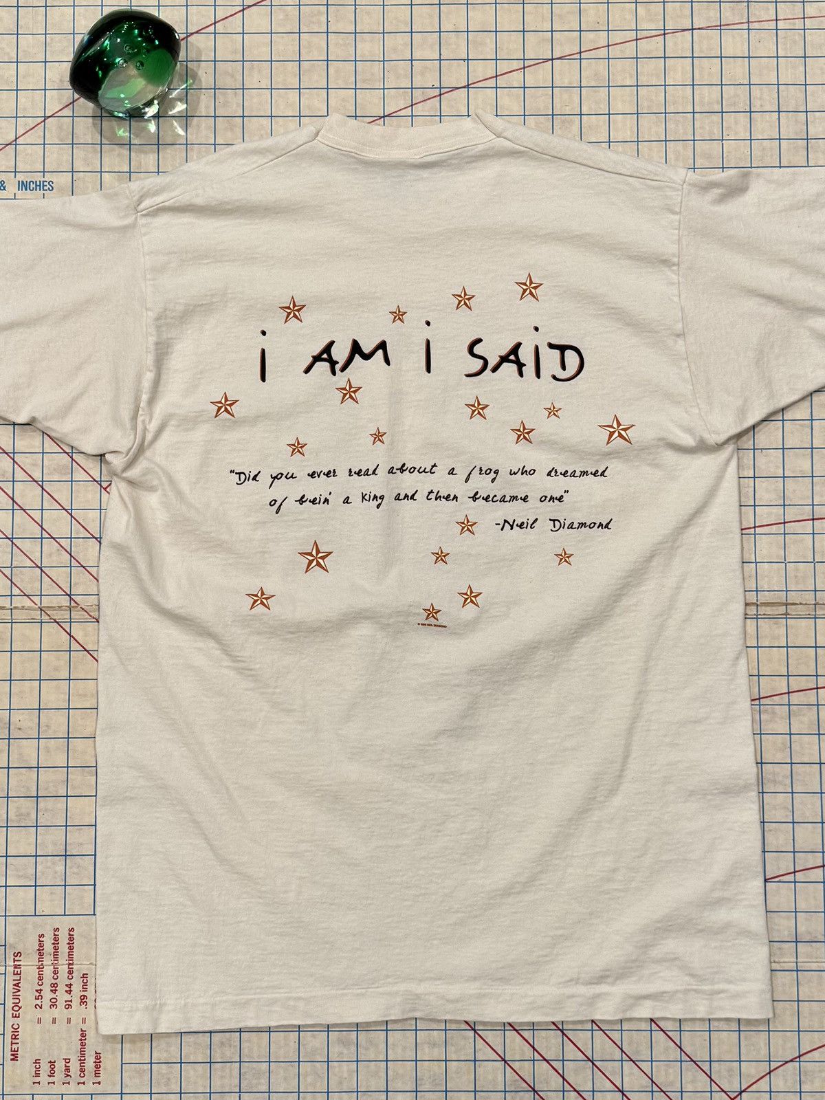 Band Tees Vintage Neil Diamond i am i said Graphic Tee 1996 Size XL Size US XL / EU 56 / 4 - 12 Thumbnail